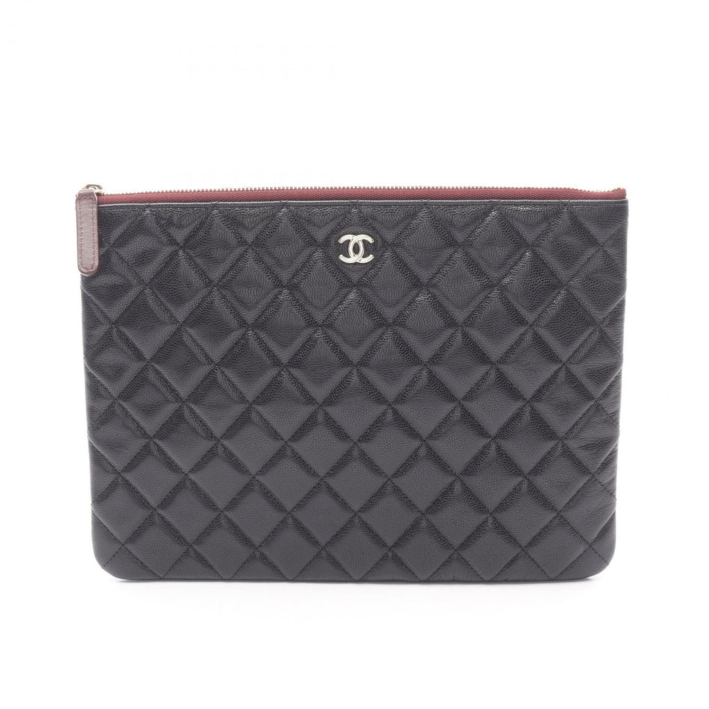 Chanel Matelasse Calfskin Clutch Bag