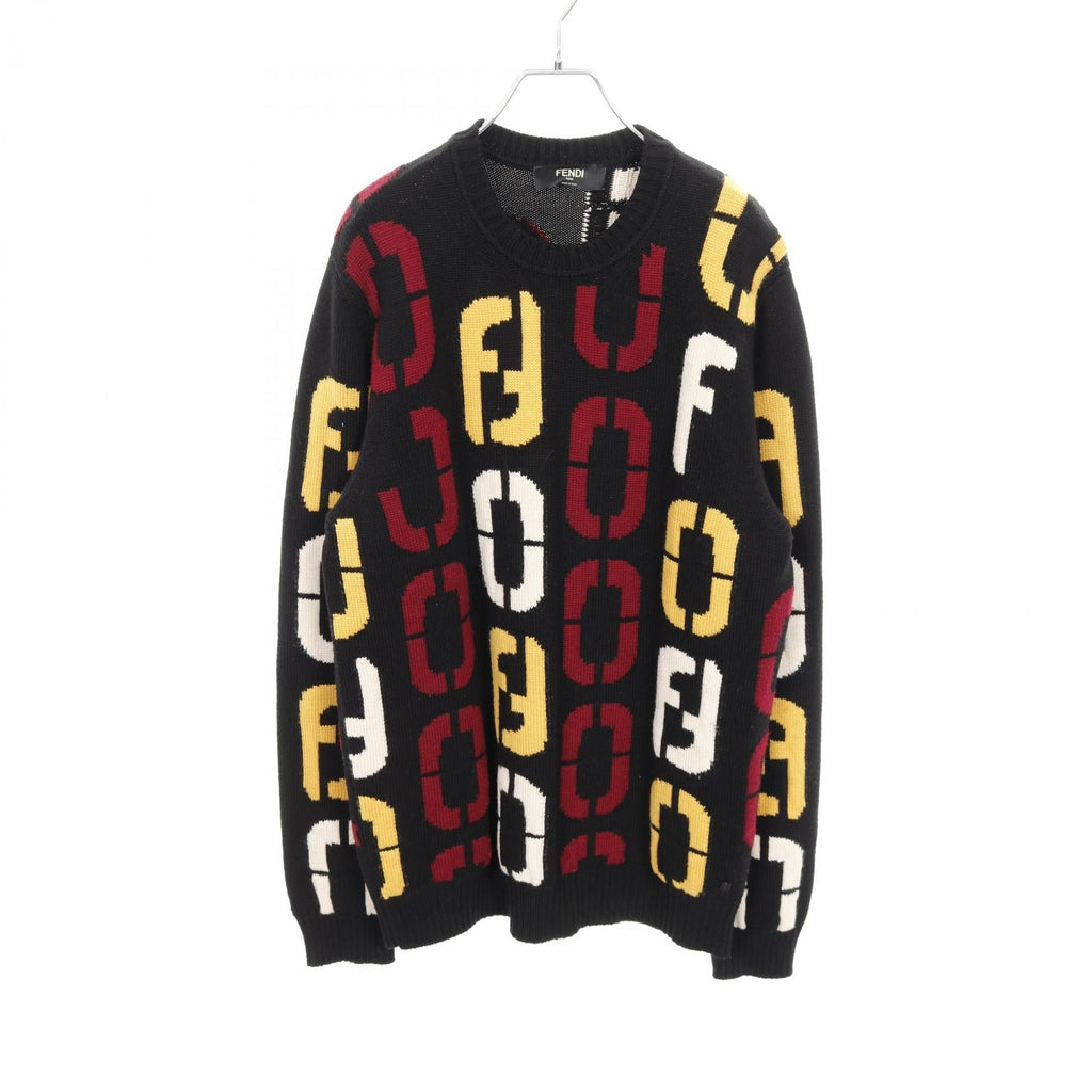 Fendi FF Logo Wool Knitwear