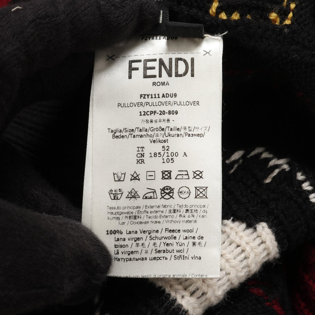 Fendi FF Logo Wool Knitwear