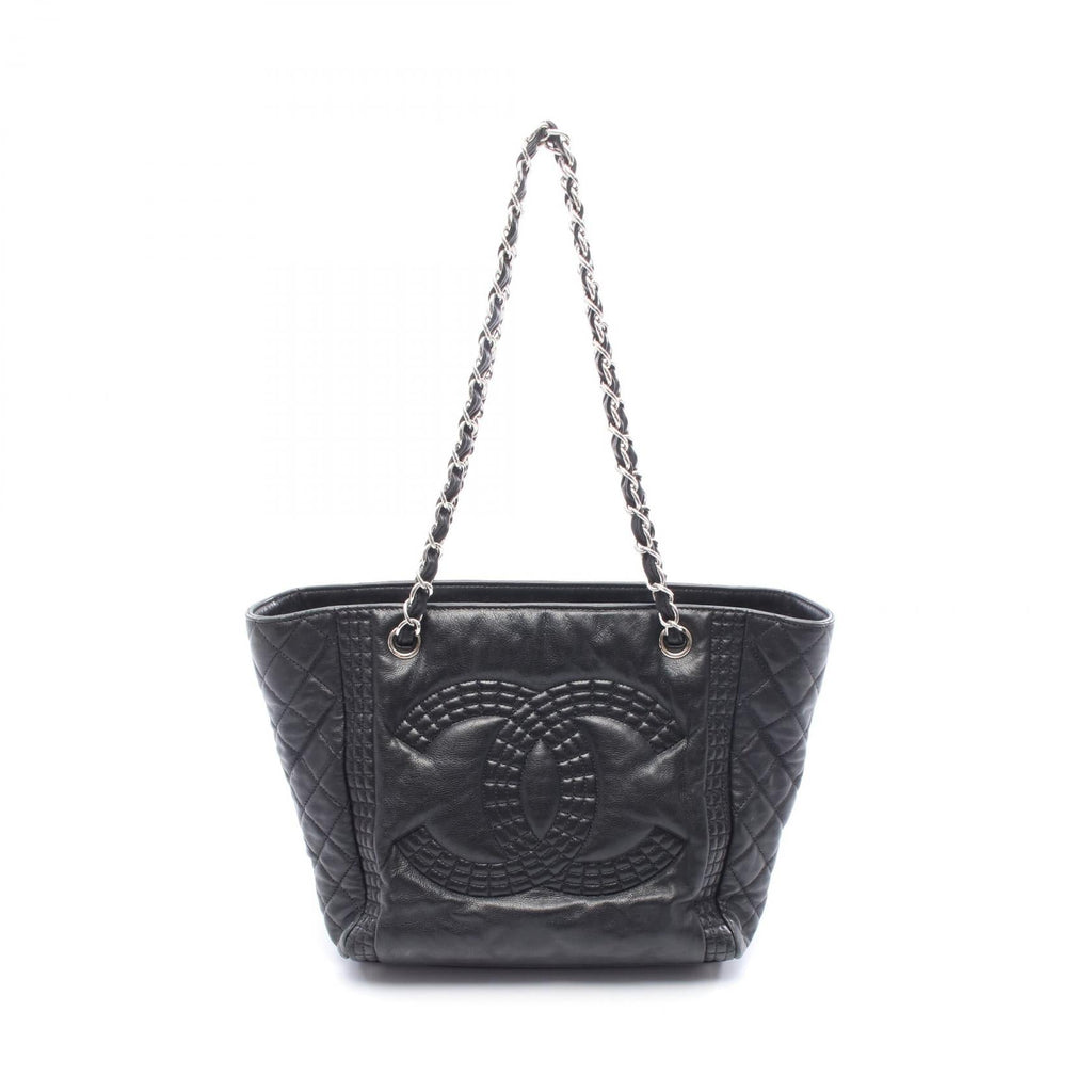Chanel Coco Mark Lambskin Tote Bag