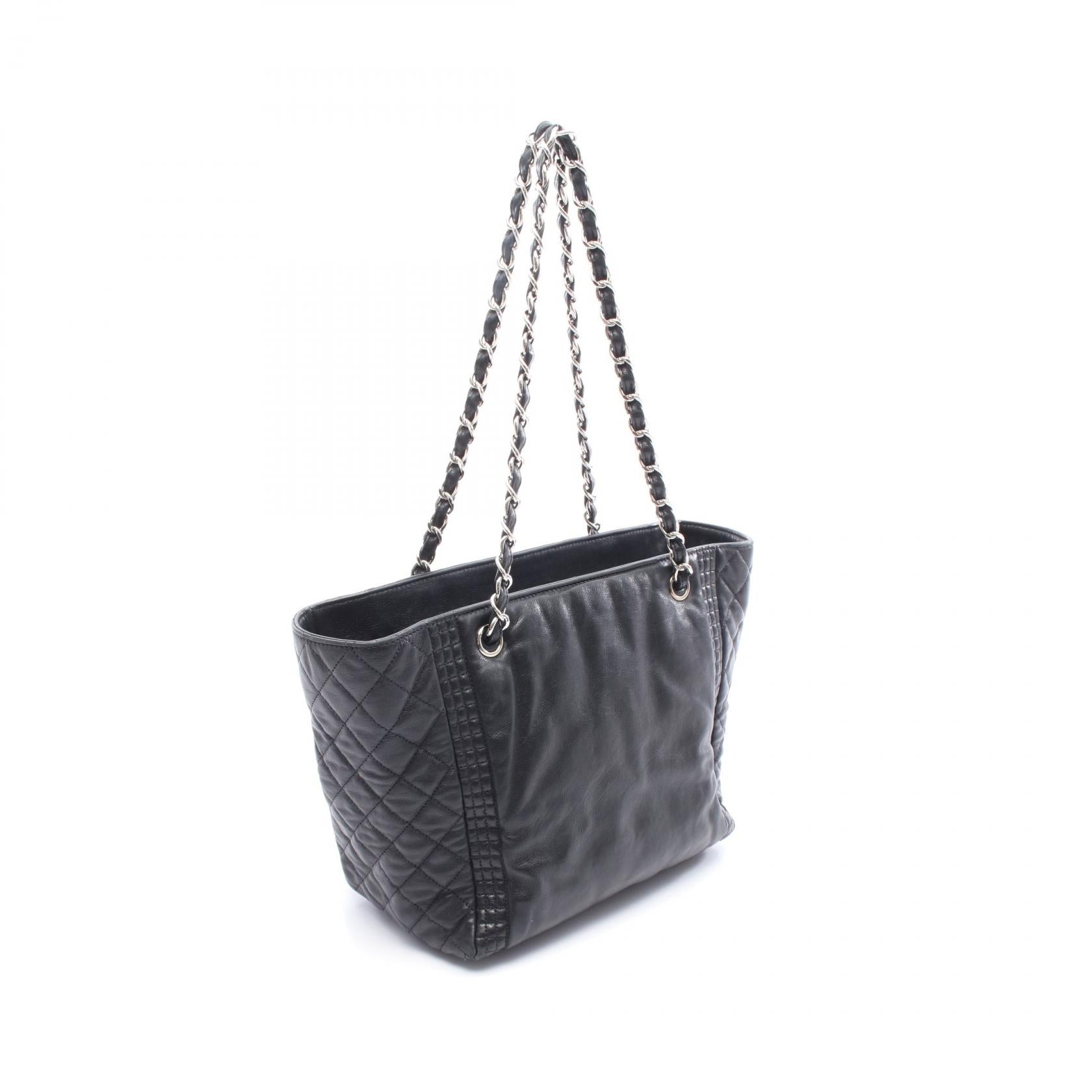 Chanel Coco Mark Lambskin Tote Bag