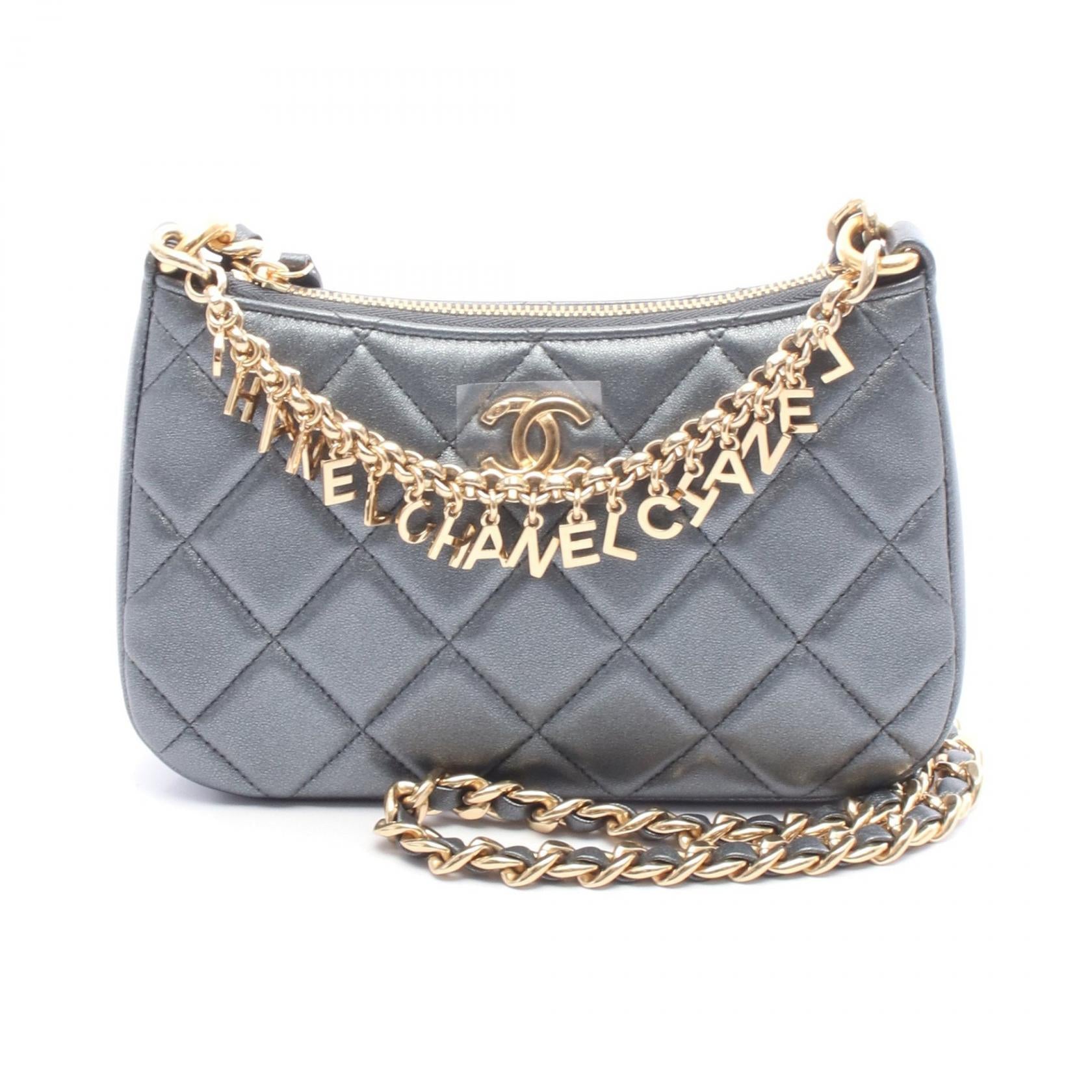 Chanel Matelassé Coco Mark Lambskin Shoulder Bag