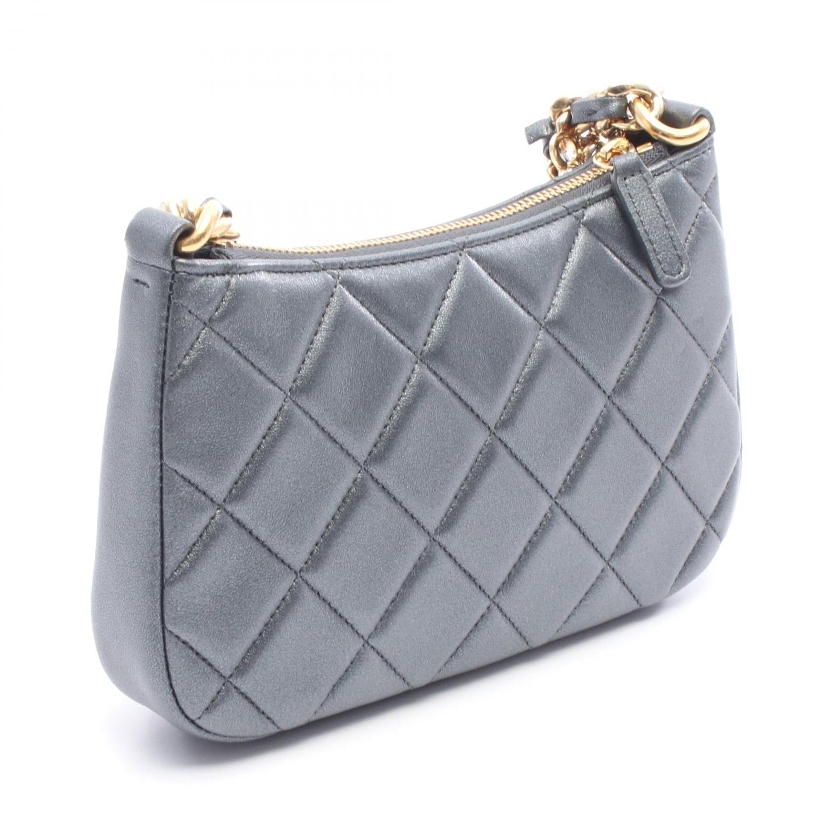 Chanel Matelassé Coco Mark Lambskin Shoulder Bag