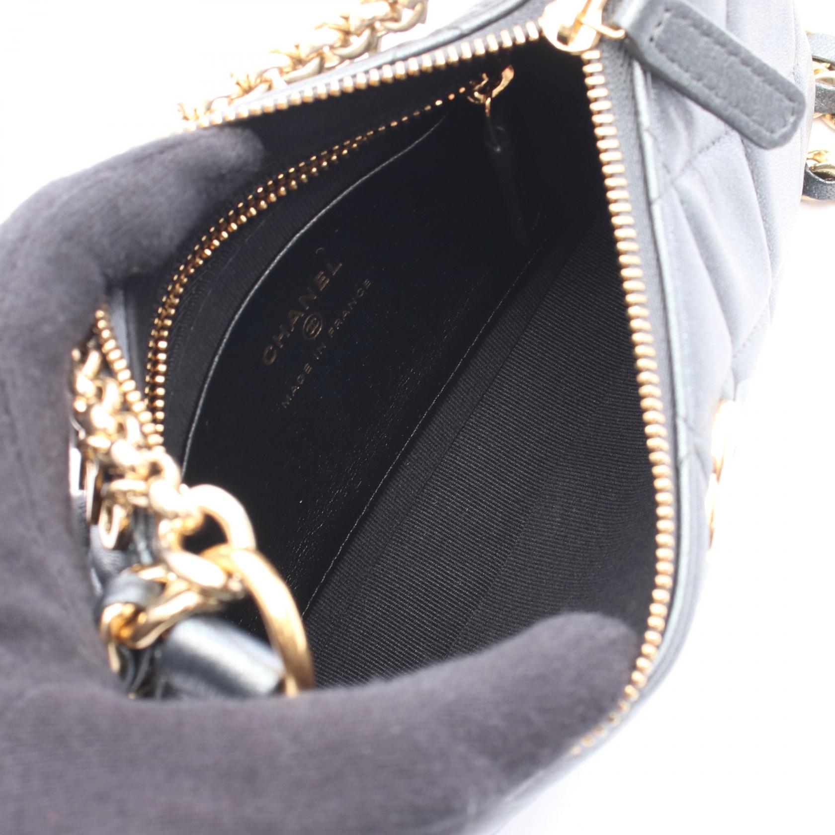 Chanel Matelassé Coco Mark Lambskin Shoulder Bag