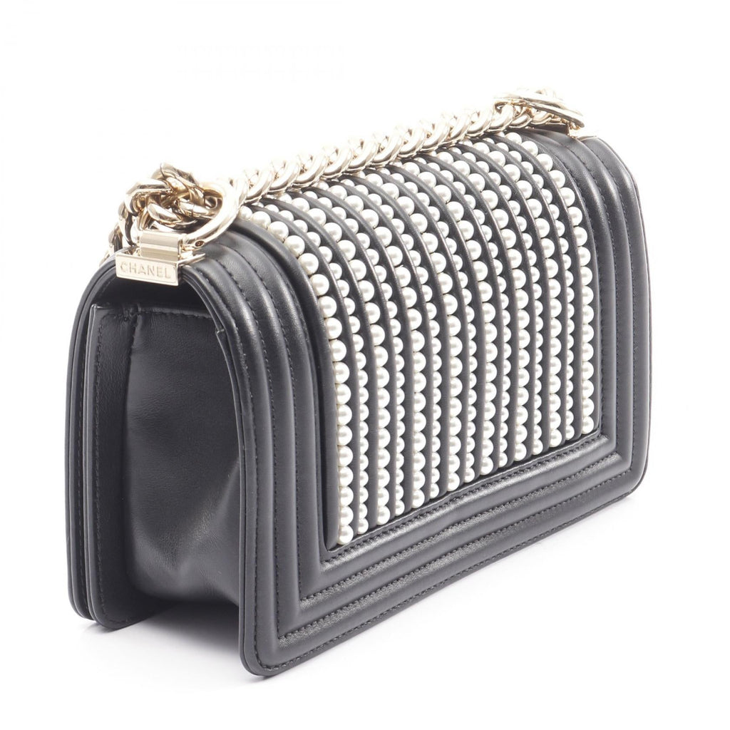 Chanel Boy Chanel Lambskin Shoulder Bag