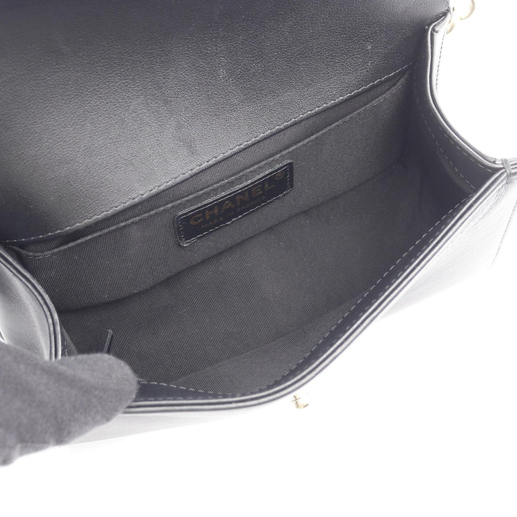 Chanel Boy Chanel Lambskin Shoulder Bag