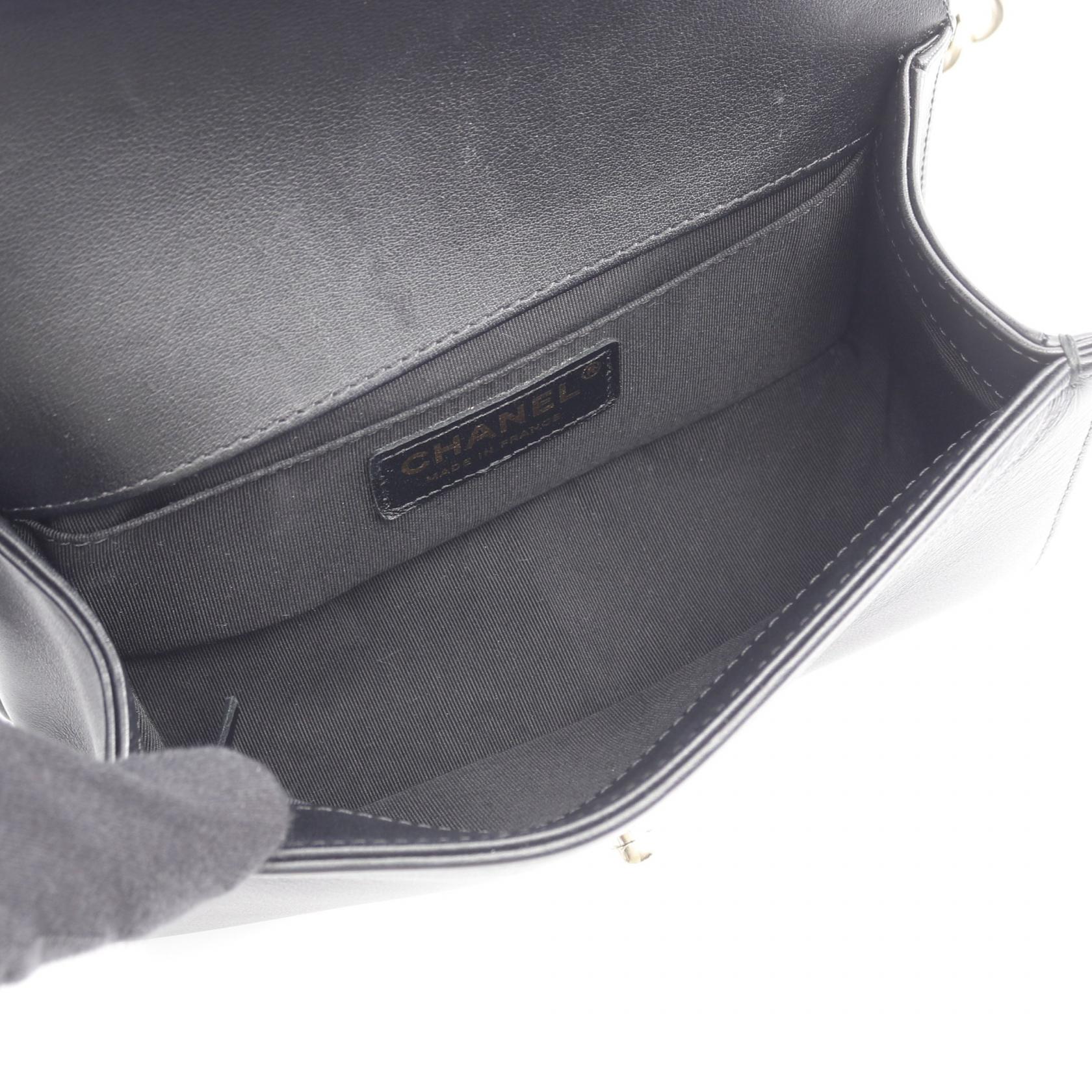 Chanel Boy Chanel Lambskin Shoulder Bag