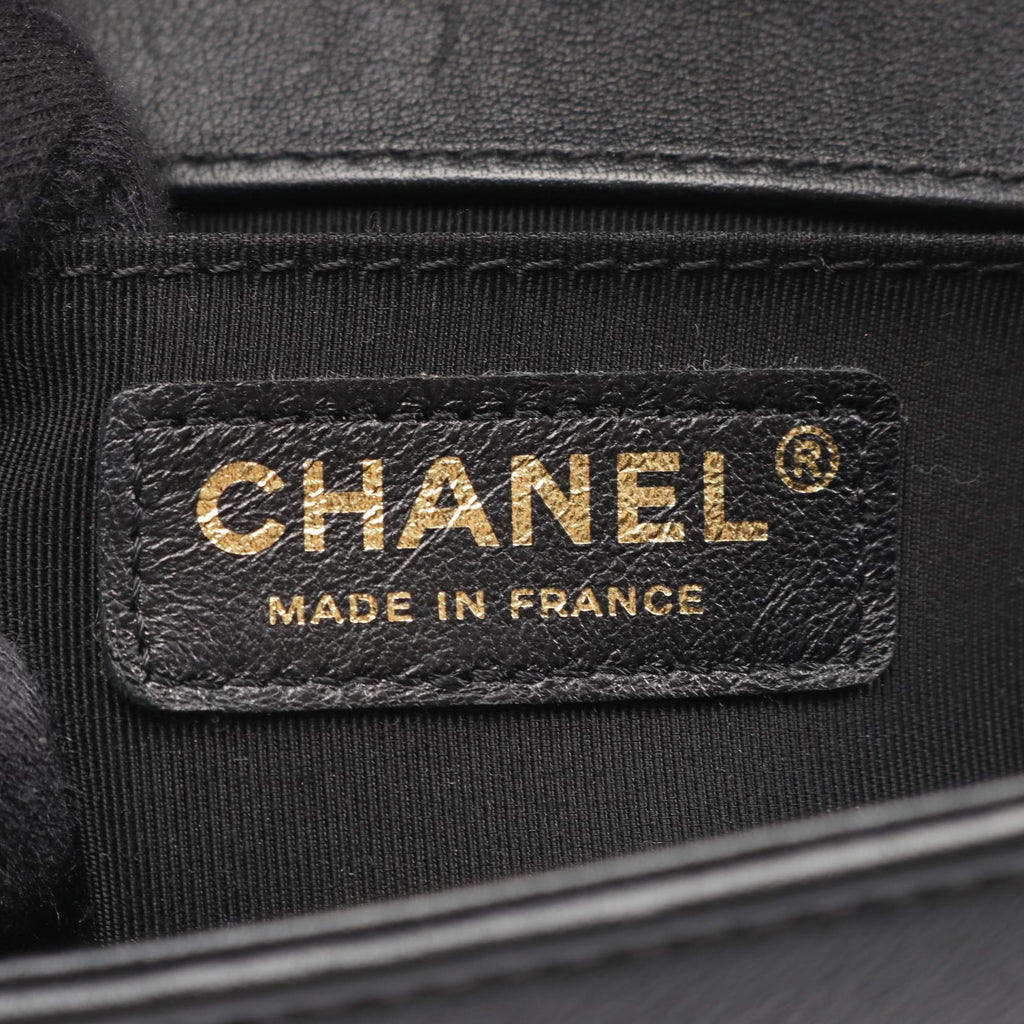 Chanel Boy Chanel Lambskin Shoulder Bag