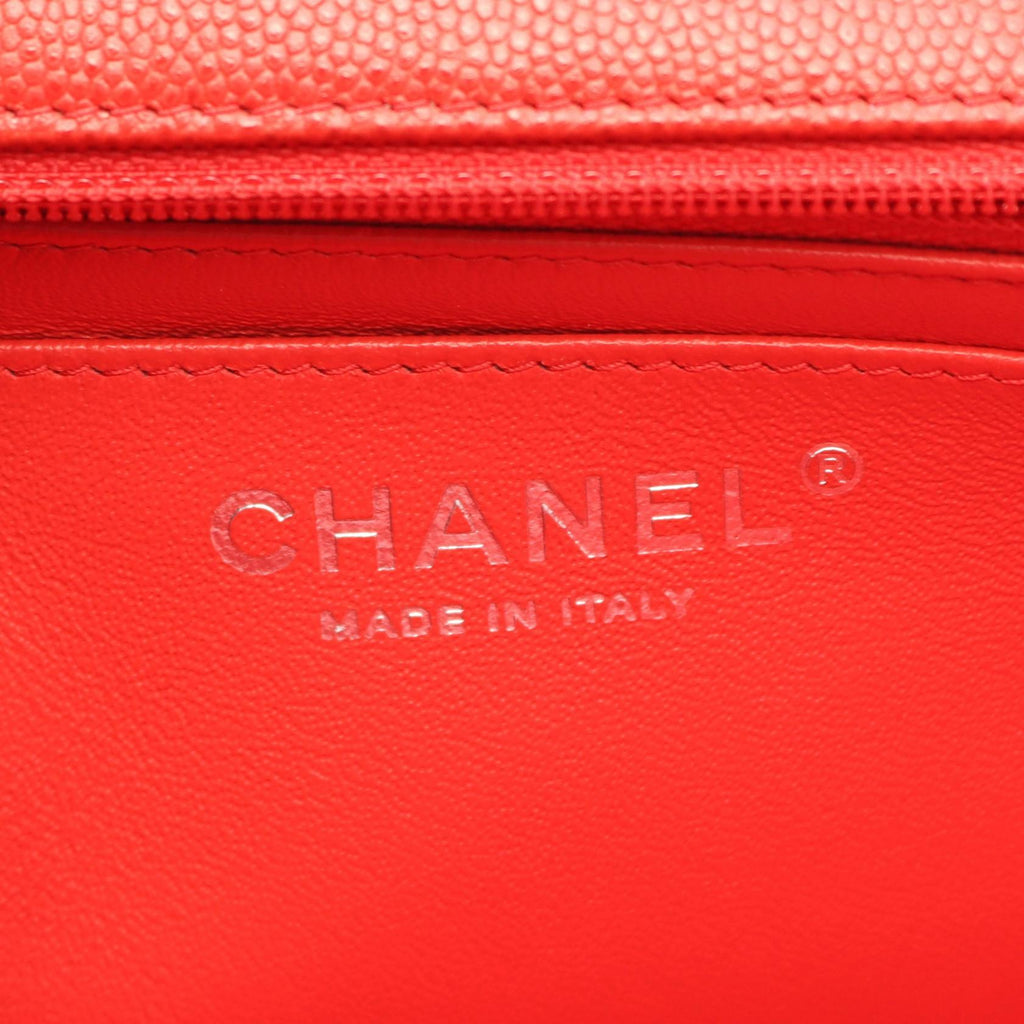 Chanel Chevron V Stitch Caviar Skin Shoulder Bag