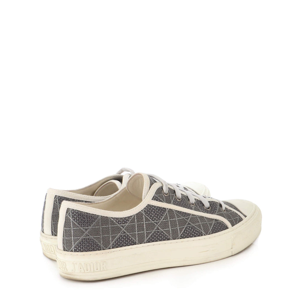Women's Walk'N'Dior Sneakers Cannage Embroidered Canvas