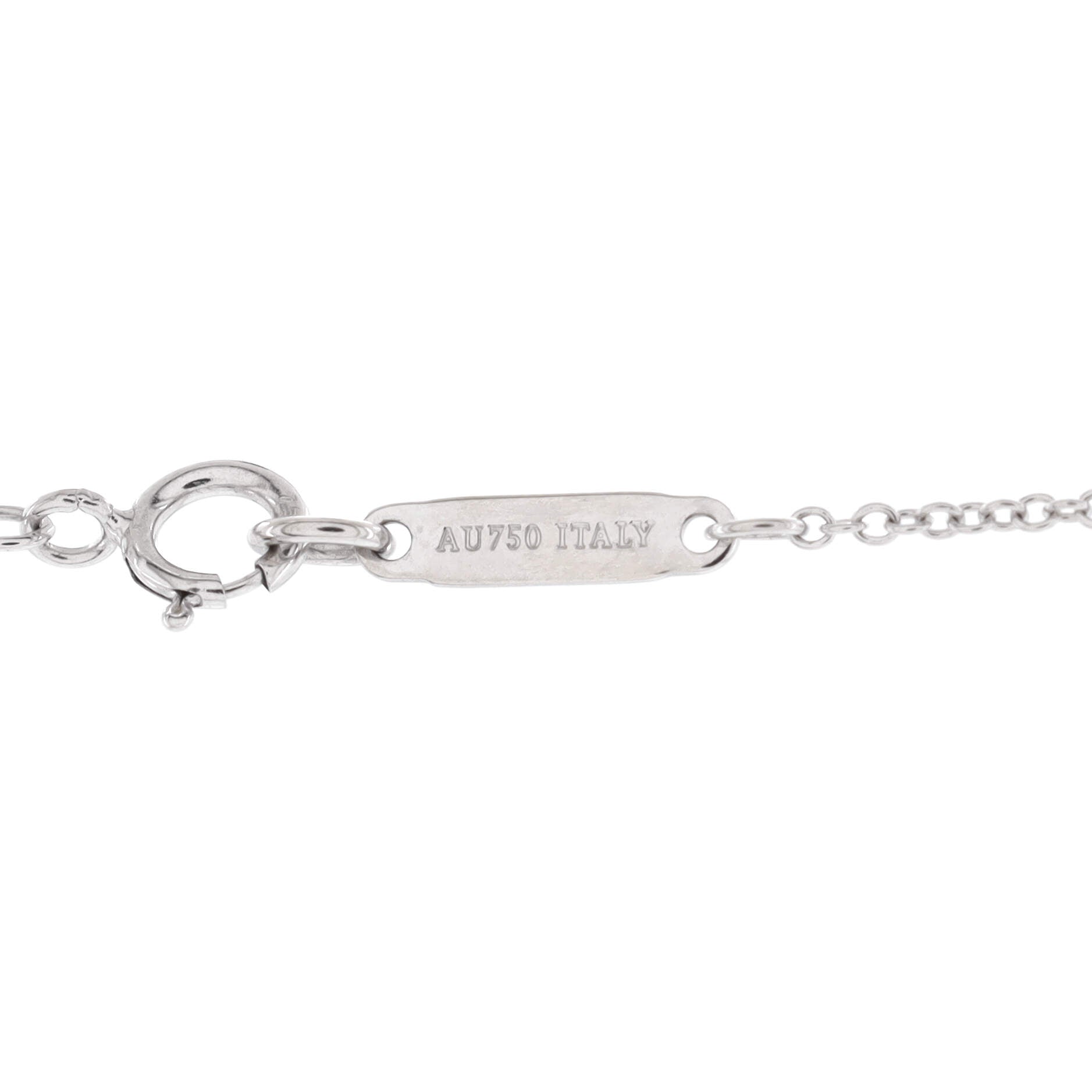 Atlas Open Medallion Pendant Necklace 18K White Gold with Pave Diamonds Large