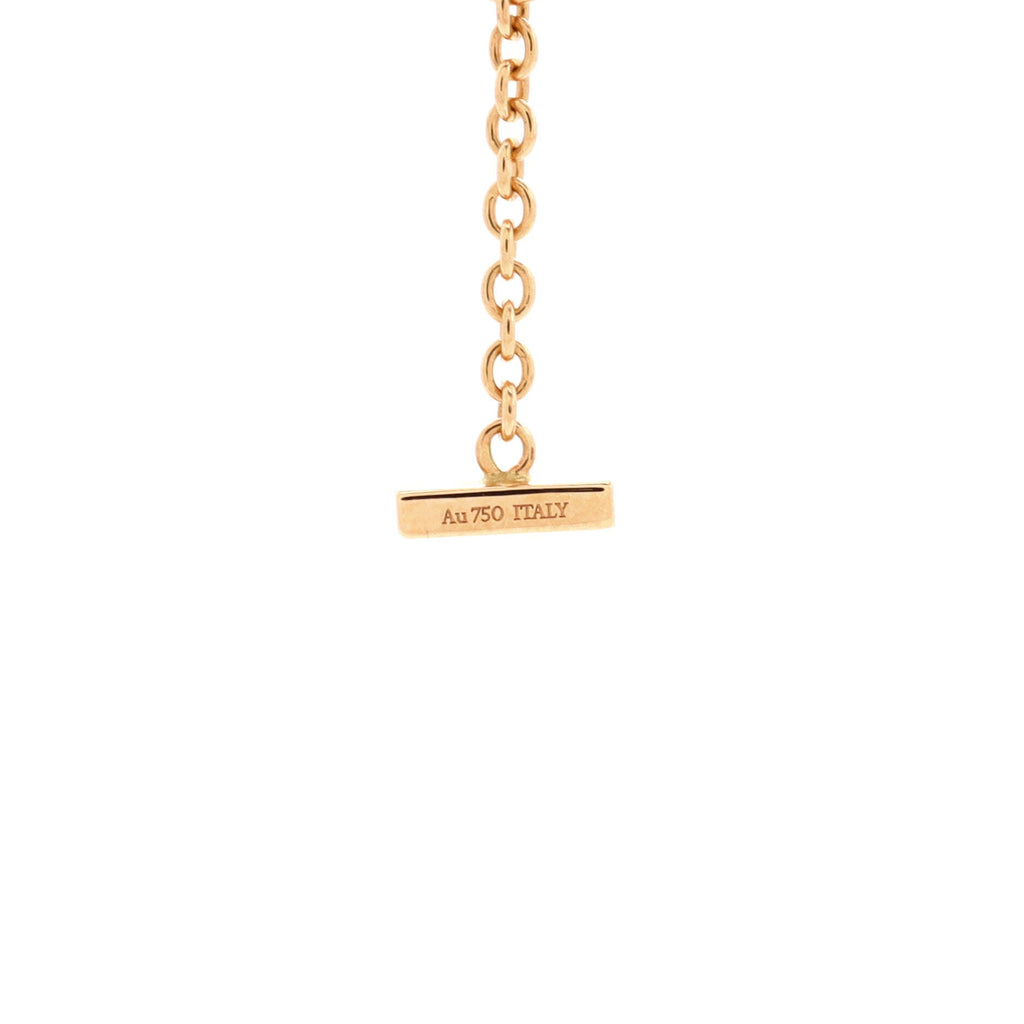 T Smile Chain Bracelet 18K Rose Gold Medium