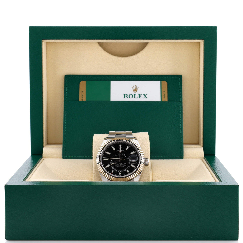 Sky-Dweller Oyster Perpetual Chronometer Automatic Watch Stainless Steel and White Gold 42
