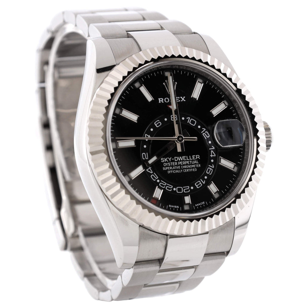 Sky-Dweller Oyster Perpetual Chronometer Automatic Watch Stainless Steel and White Gold 42