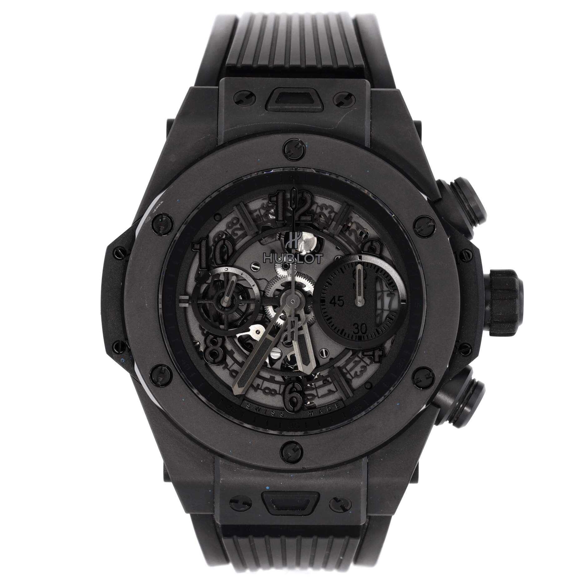 Big Bang Unico Chronograph Automatic Watch Ceramic and Rubber 45