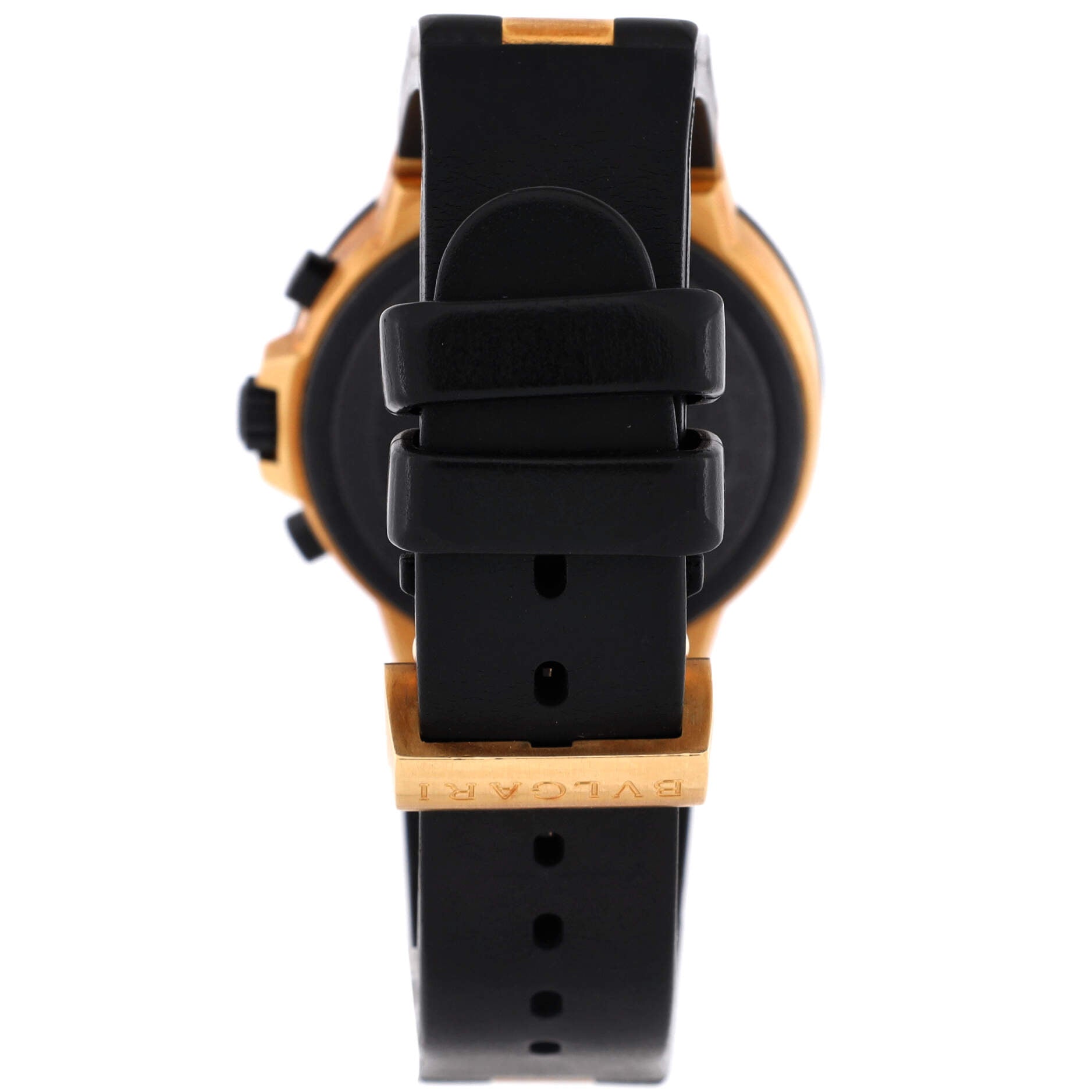 Diagono Choronograph Automatic Watch Yellow Gold and Rubber 38