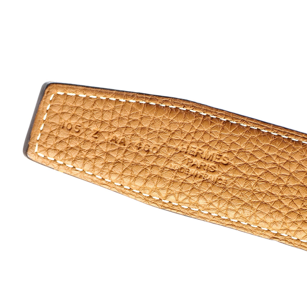 Constance Reversible Belt Leather with Guilloche Hardware Medium 105