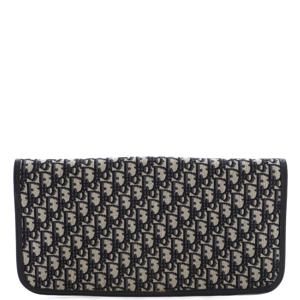Fold Over Clutch Oblique Canvas