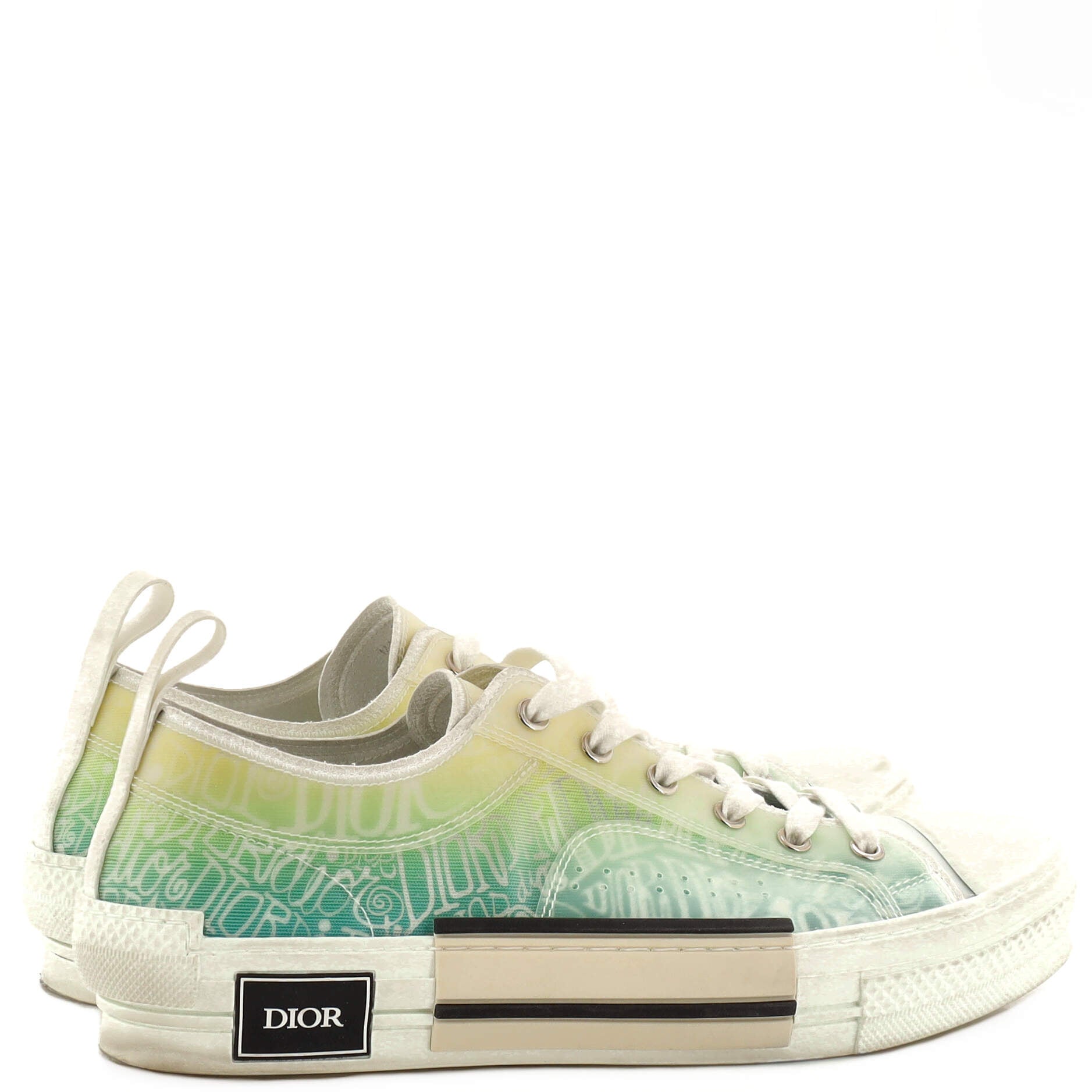 x Shawn Stussy Men's B23 Low-Top Sneakers Printed Canvas and PVC