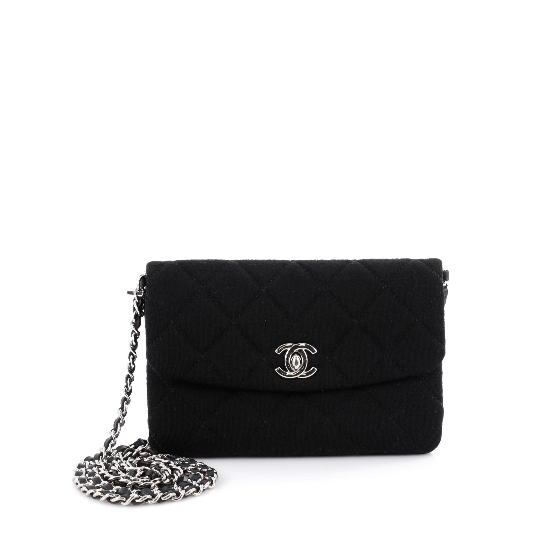 CC Flap Bag Quilted Jersey Mini