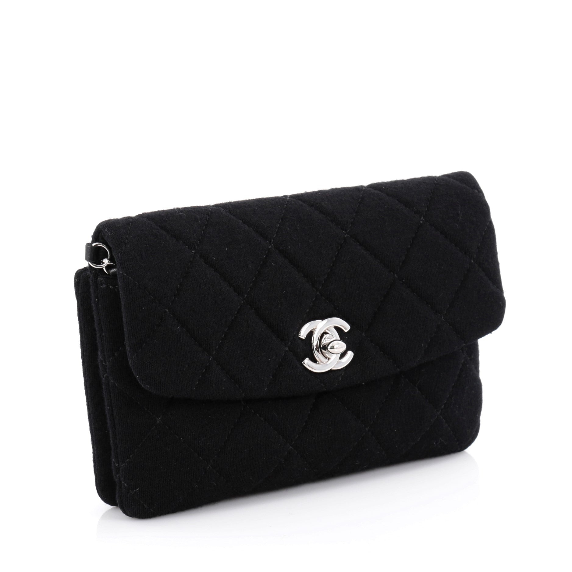 CC Flap Bag Quilted Jersey Mini