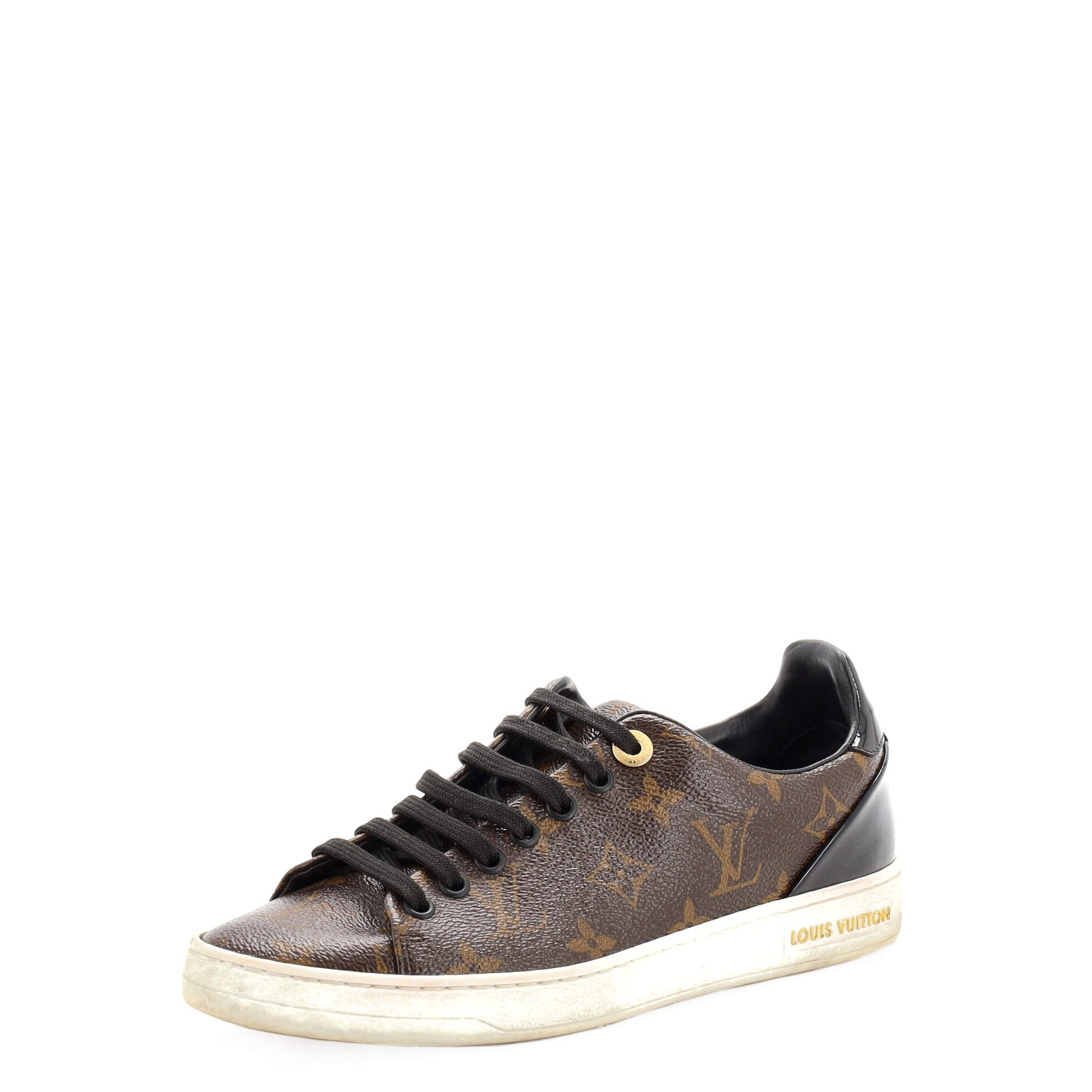 Women's FrontRow Sneakers Monogram Canvas with Patent