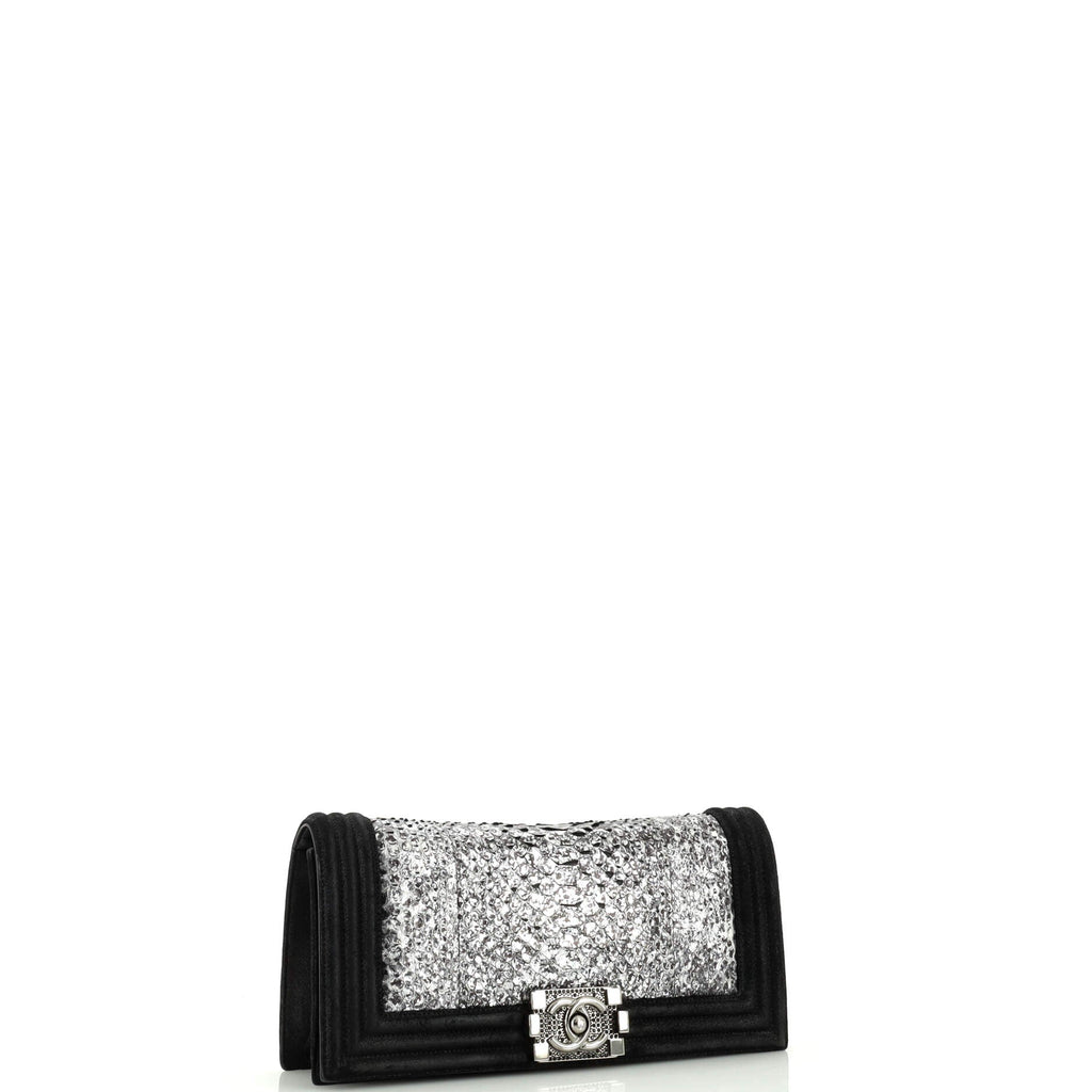 Boy Flap Clutch Python Small