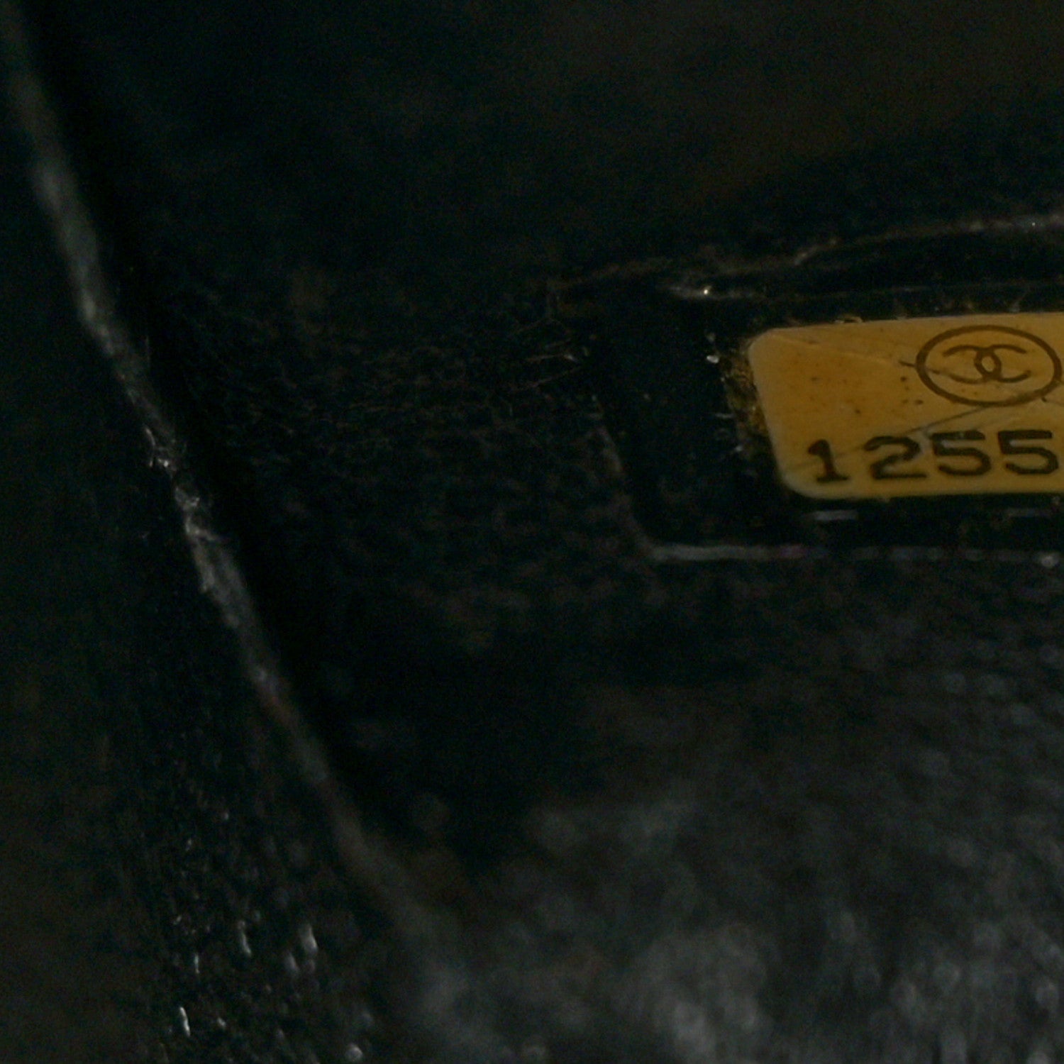 Patent Quilted Jumbo Single Flap Black