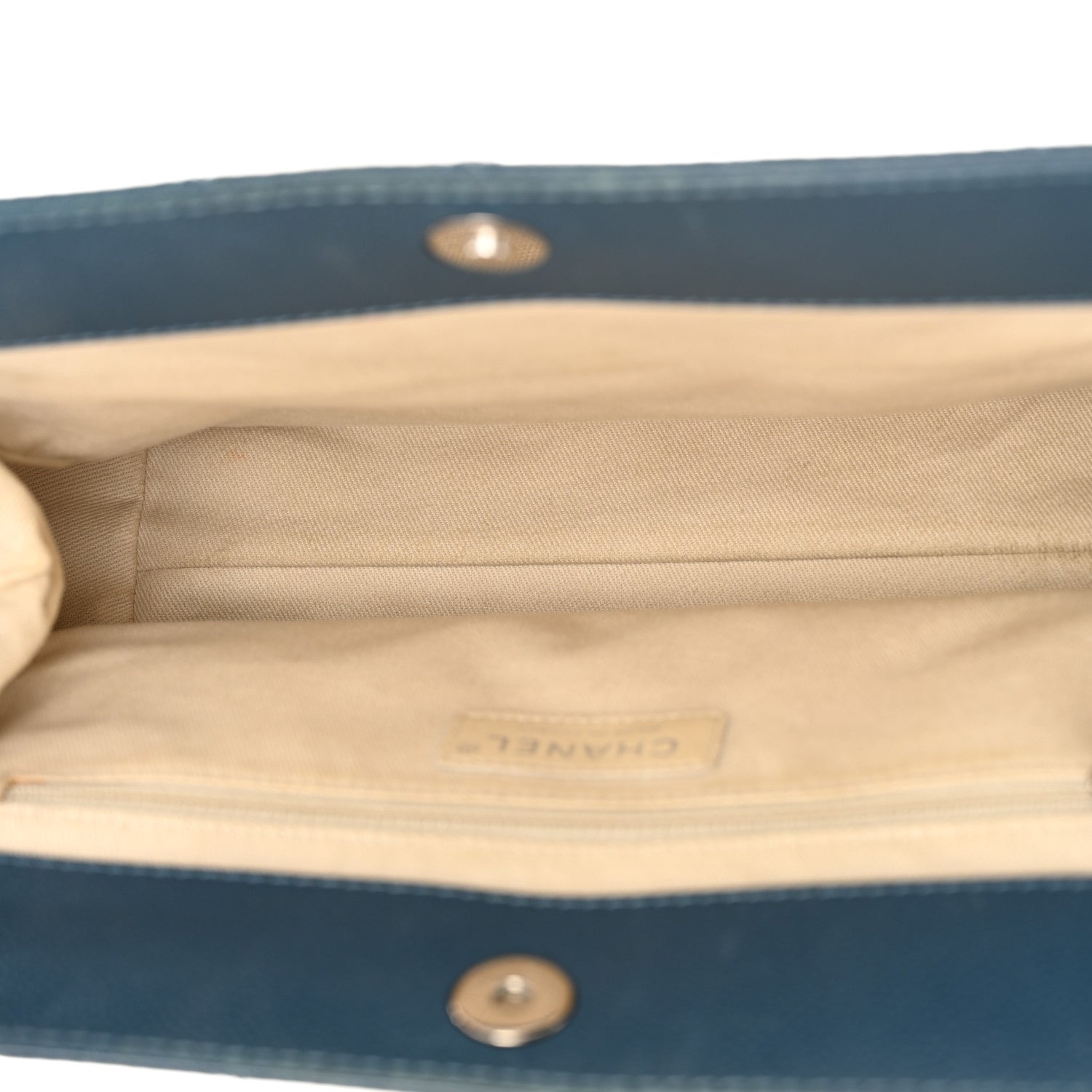 Caviar Quilted Timeless CC Shopping Tote Blue