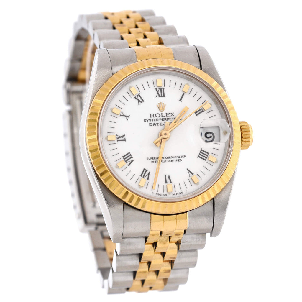 Oyster Perpetual Datejust Automatic Watch Stainless Steel and Yellow Gold 26