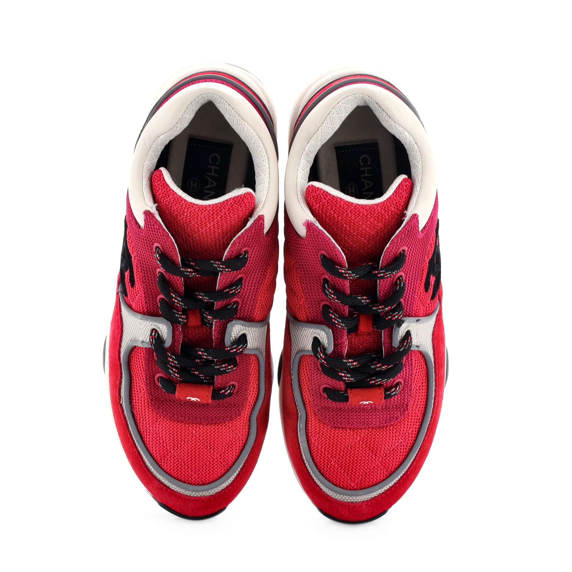 Women's CC All Over Print Low-Top Sneakers Suede