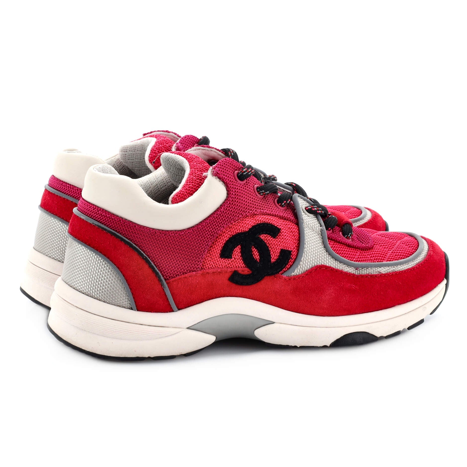 Women's CC All Over Print Low-Top Sneakers Suede