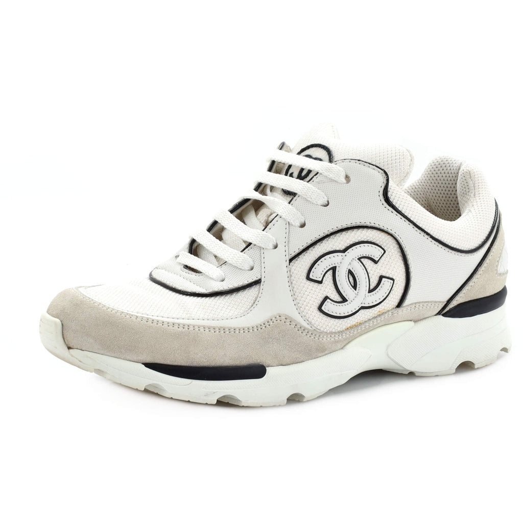 Women's CC Low-Top Sneakers Leather and Mesh