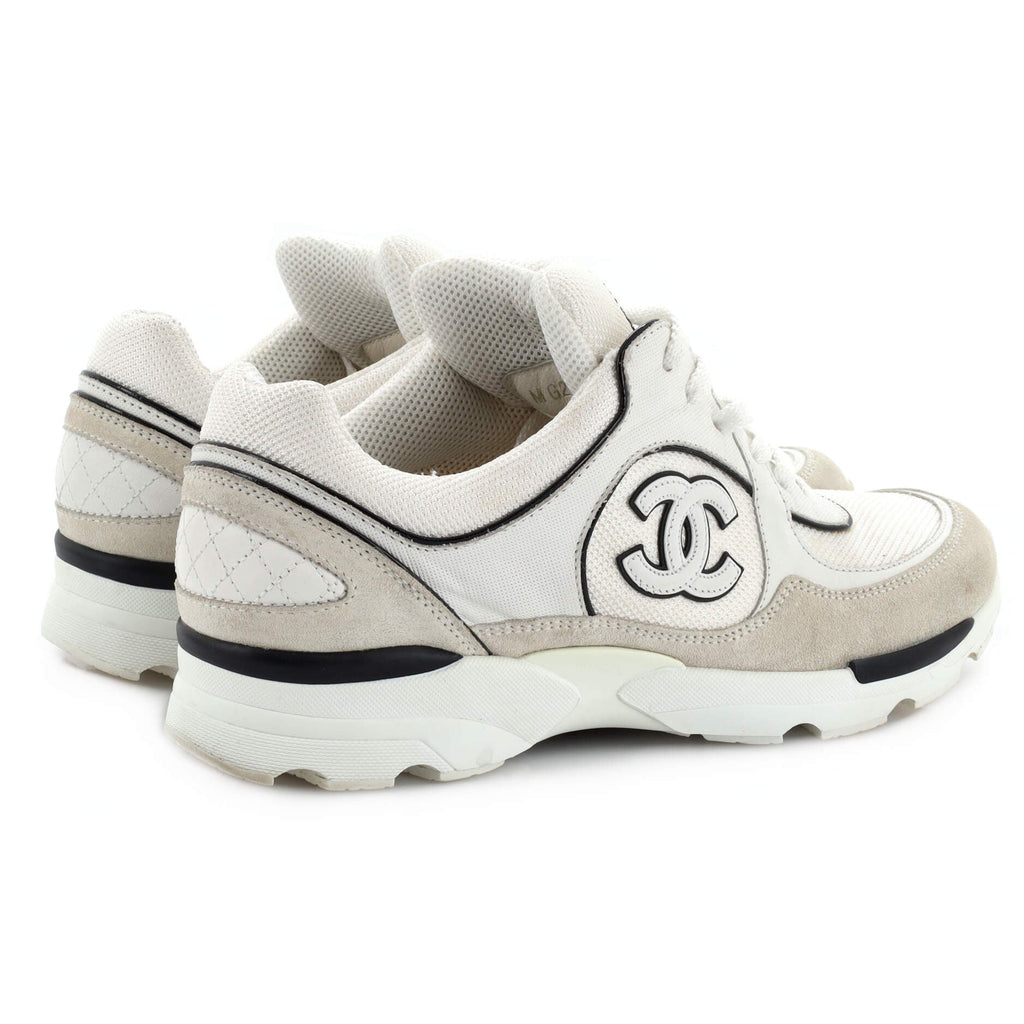 Women's CC Low-Top Sneakers Leather and Mesh