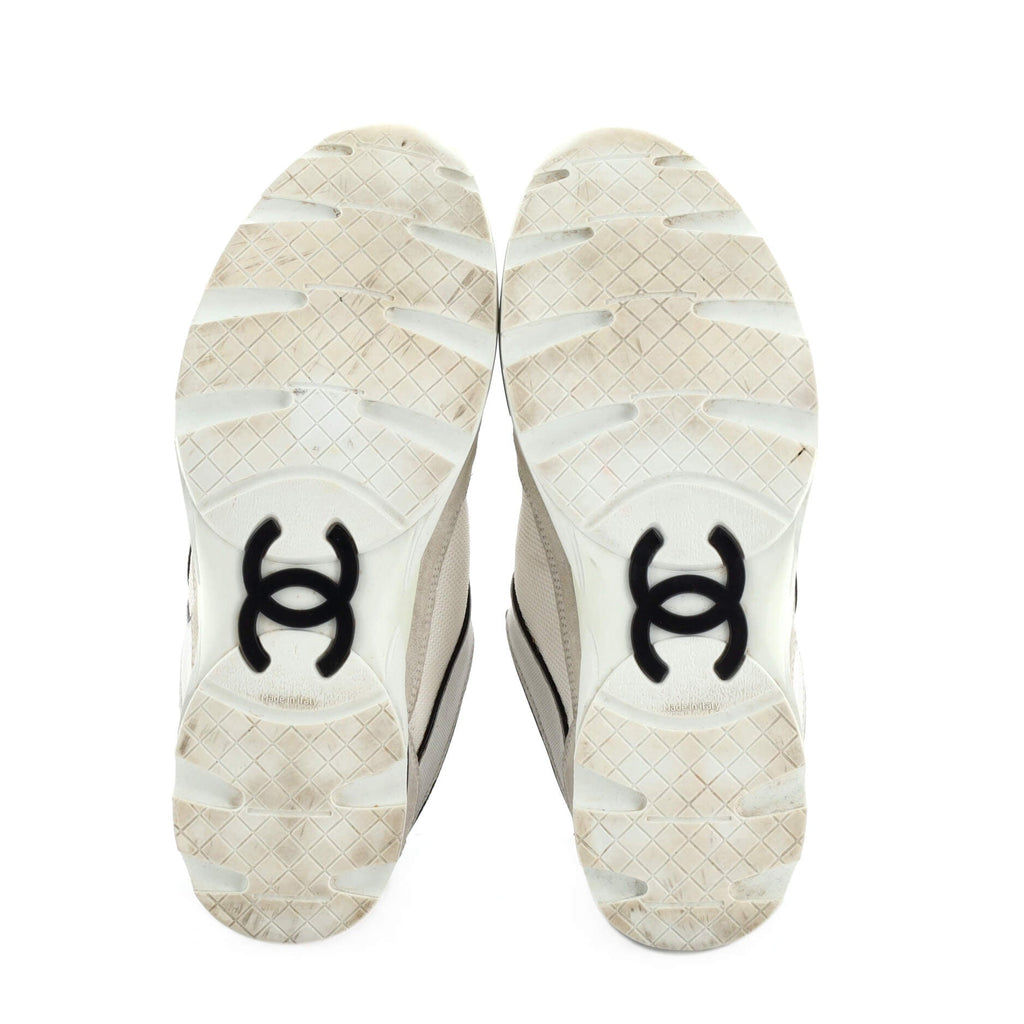 Women's CC Low-Top Sneakers Leather and Mesh