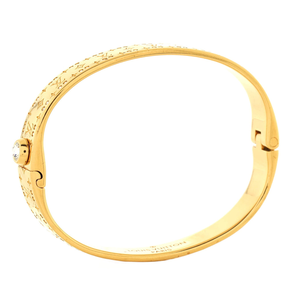 Nanogram Cuff Bracelet Metal with Crystals