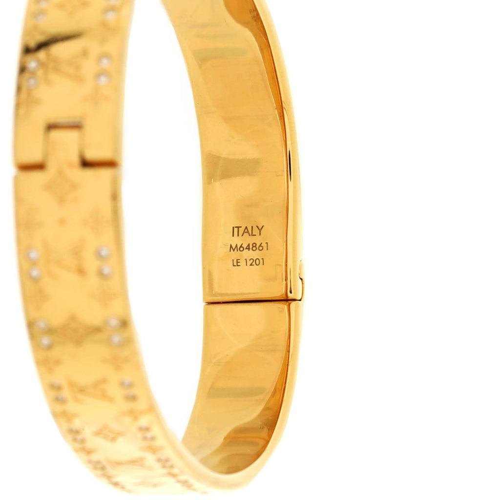 Nanogram Cuff Bracelet Metal with Crystals