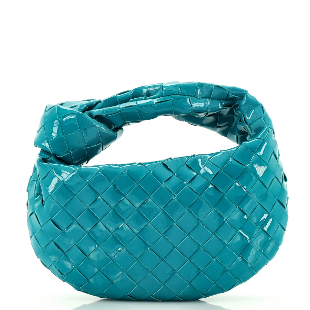 BV Jodie Hobo Intrecciato Patent Mini