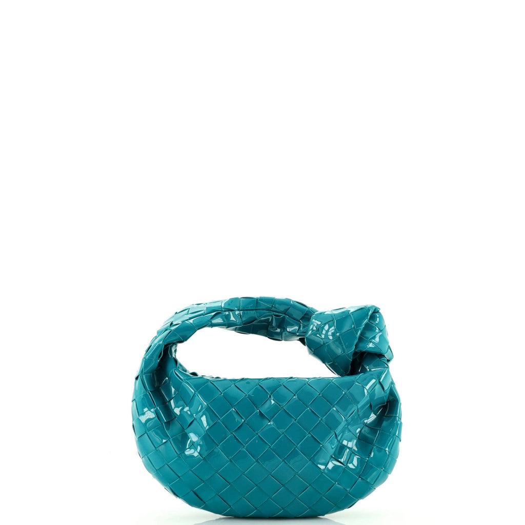 BV Jodie Hobo Intrecciato Patent Mini