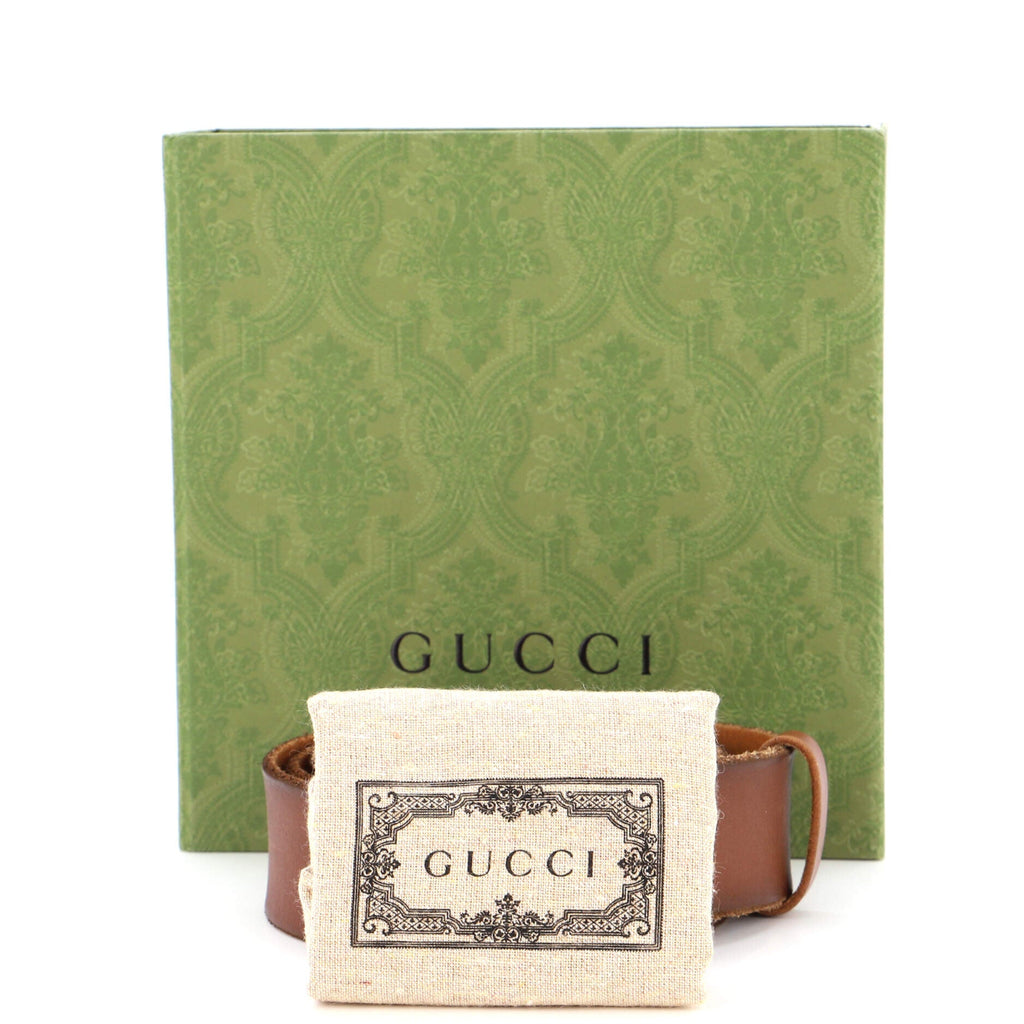 GG Marmont Belt Leather Wide 100