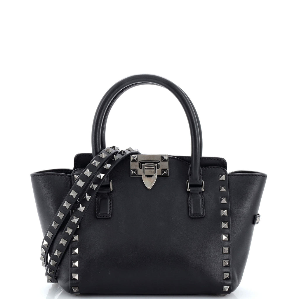 Rockstud Tote Rigid Leather Mini