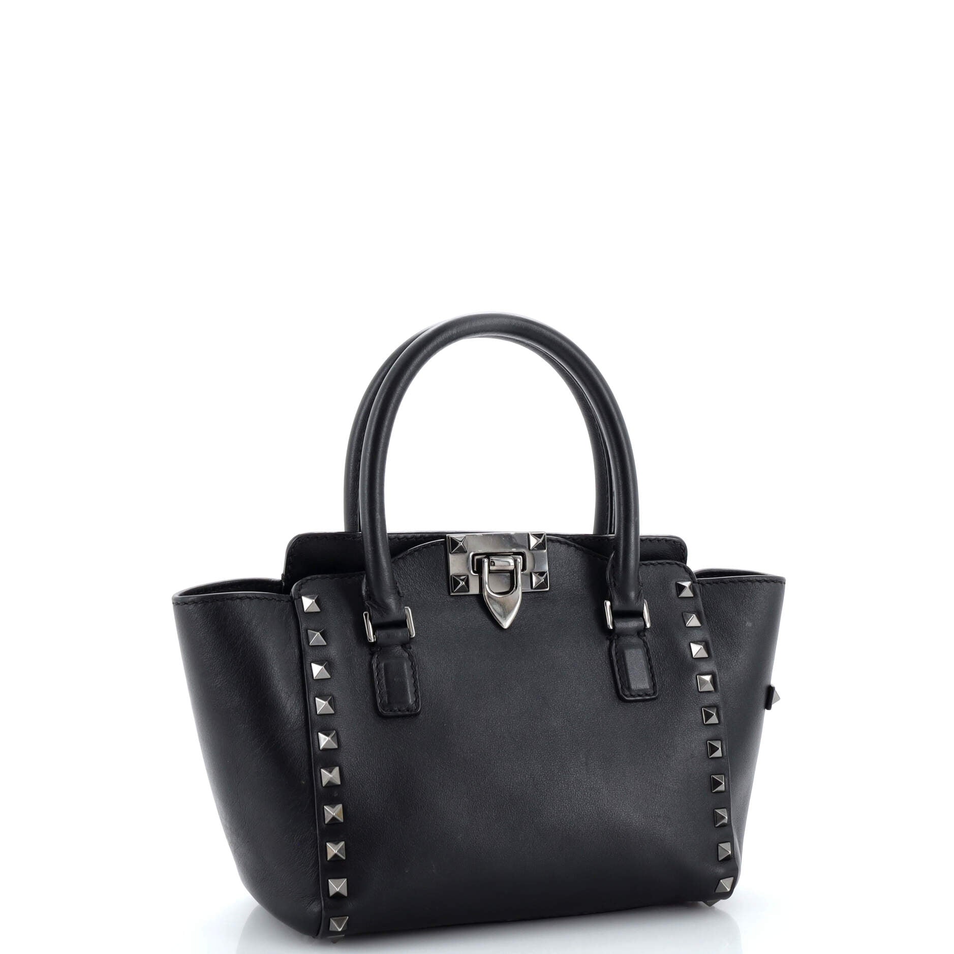 Rockstud Tote Rigid Leather Mini