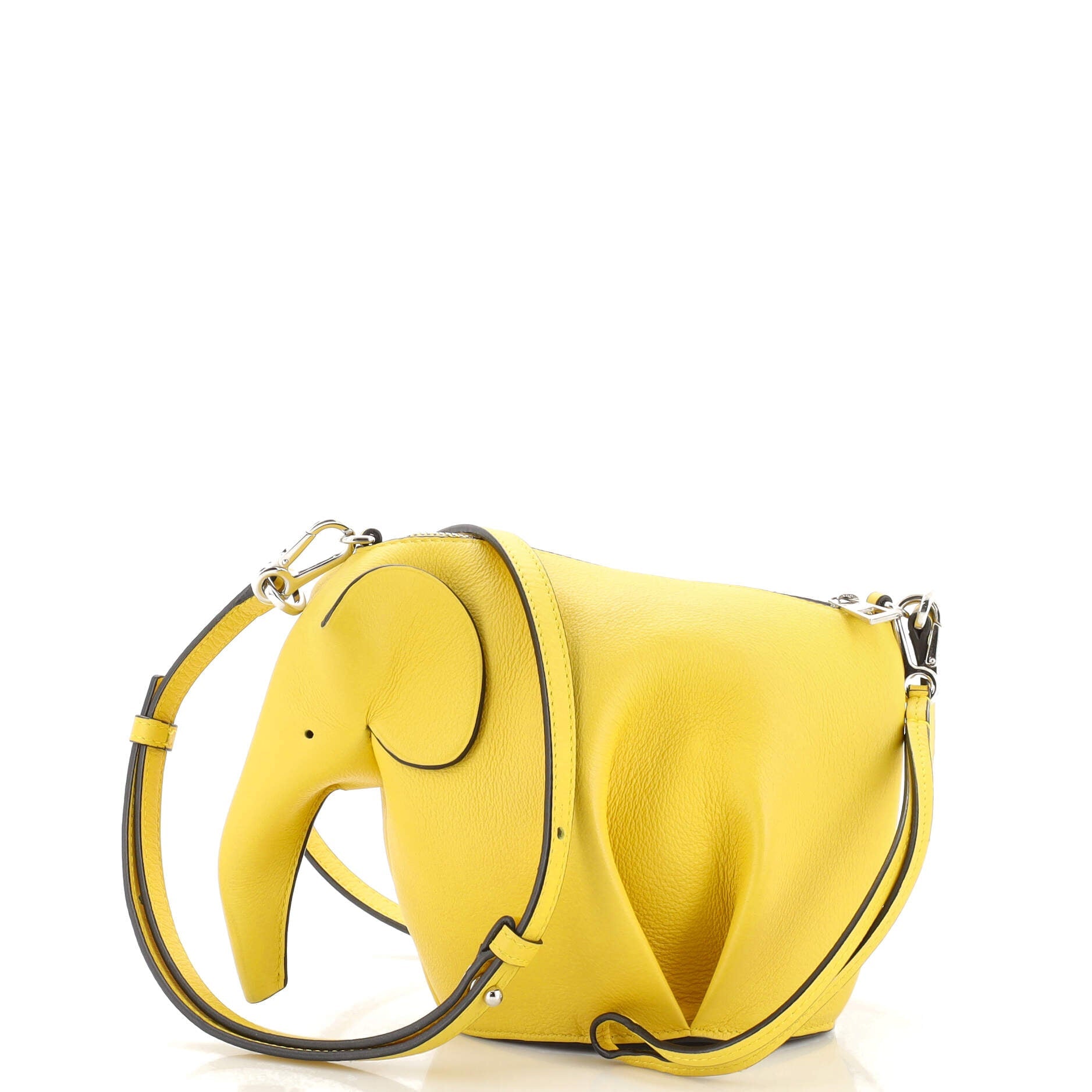 Elephant Crossbody Bag Leather Mini