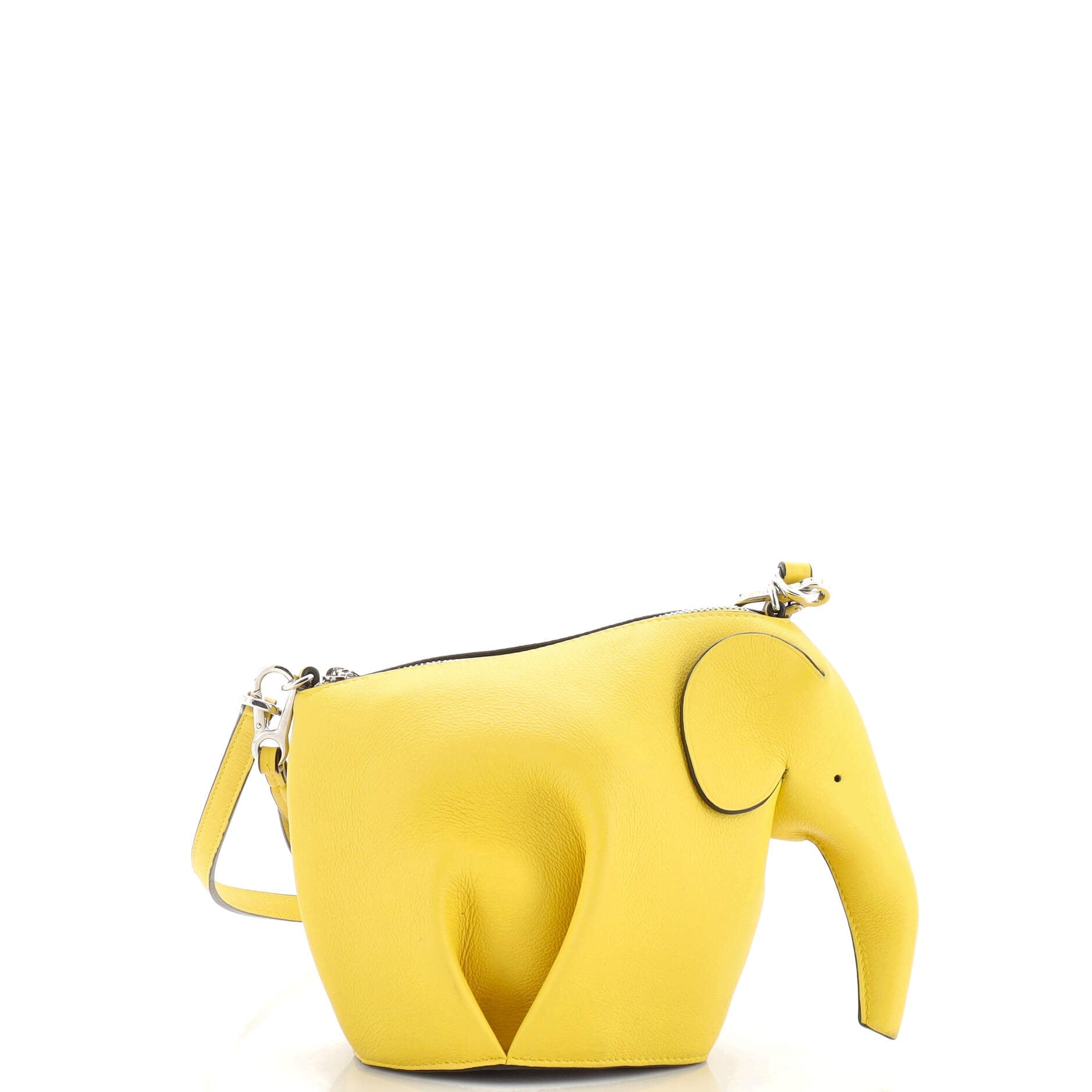 Elephant Crossbody Bag Leather Mini