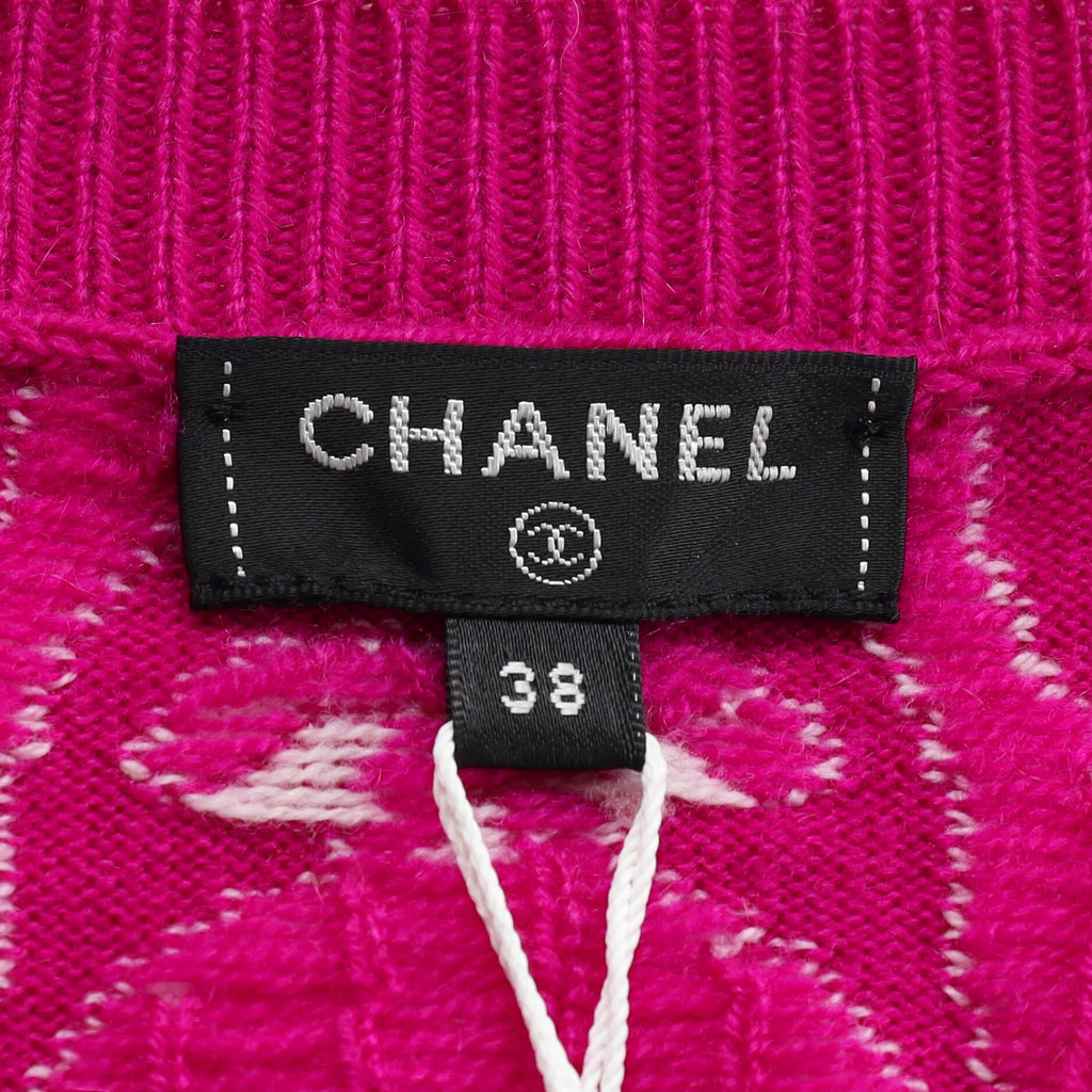 Women's CC Logo Button Crewneck Sweater Cashmere