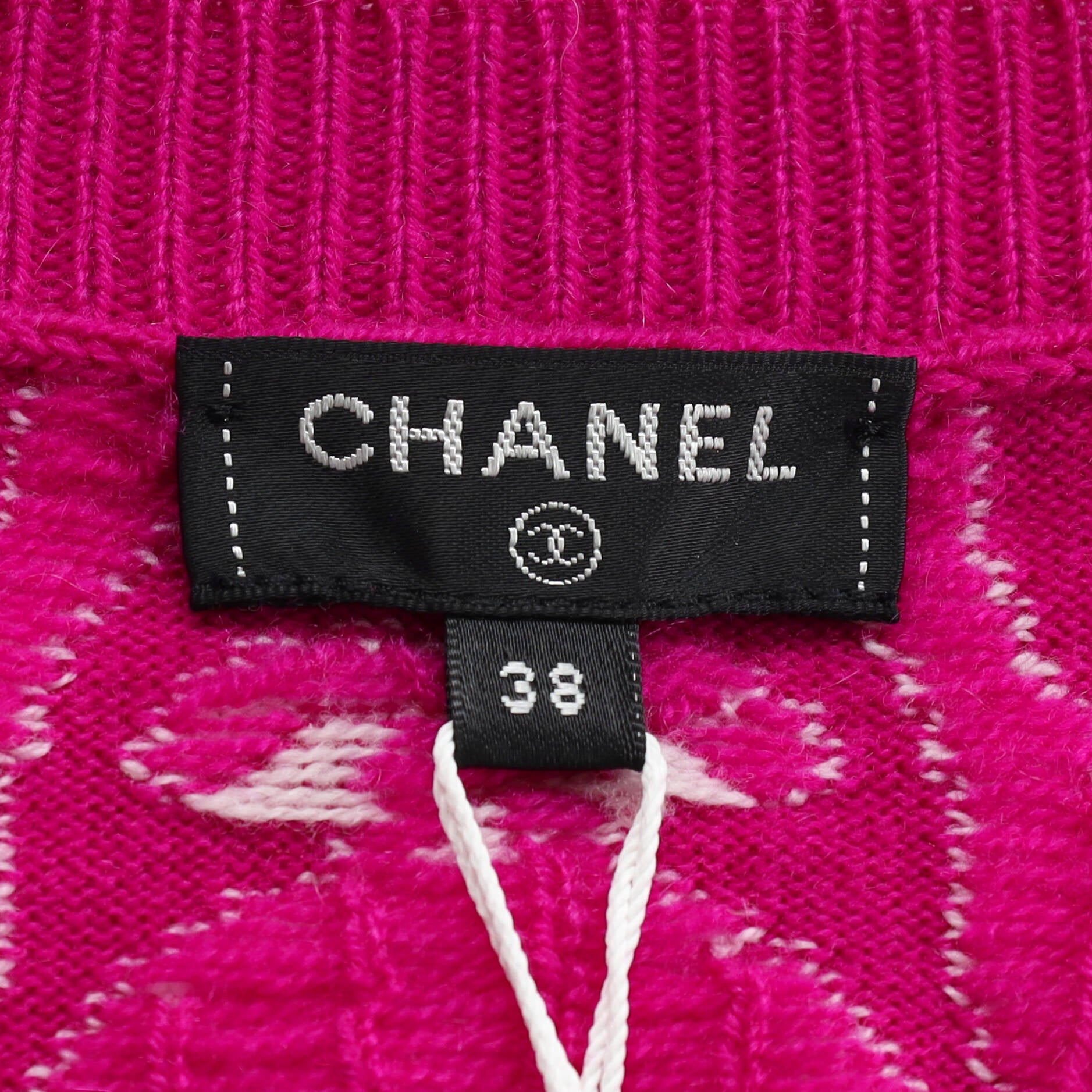 Women's CC Logo Button Crewneck Sweater Cashmere
