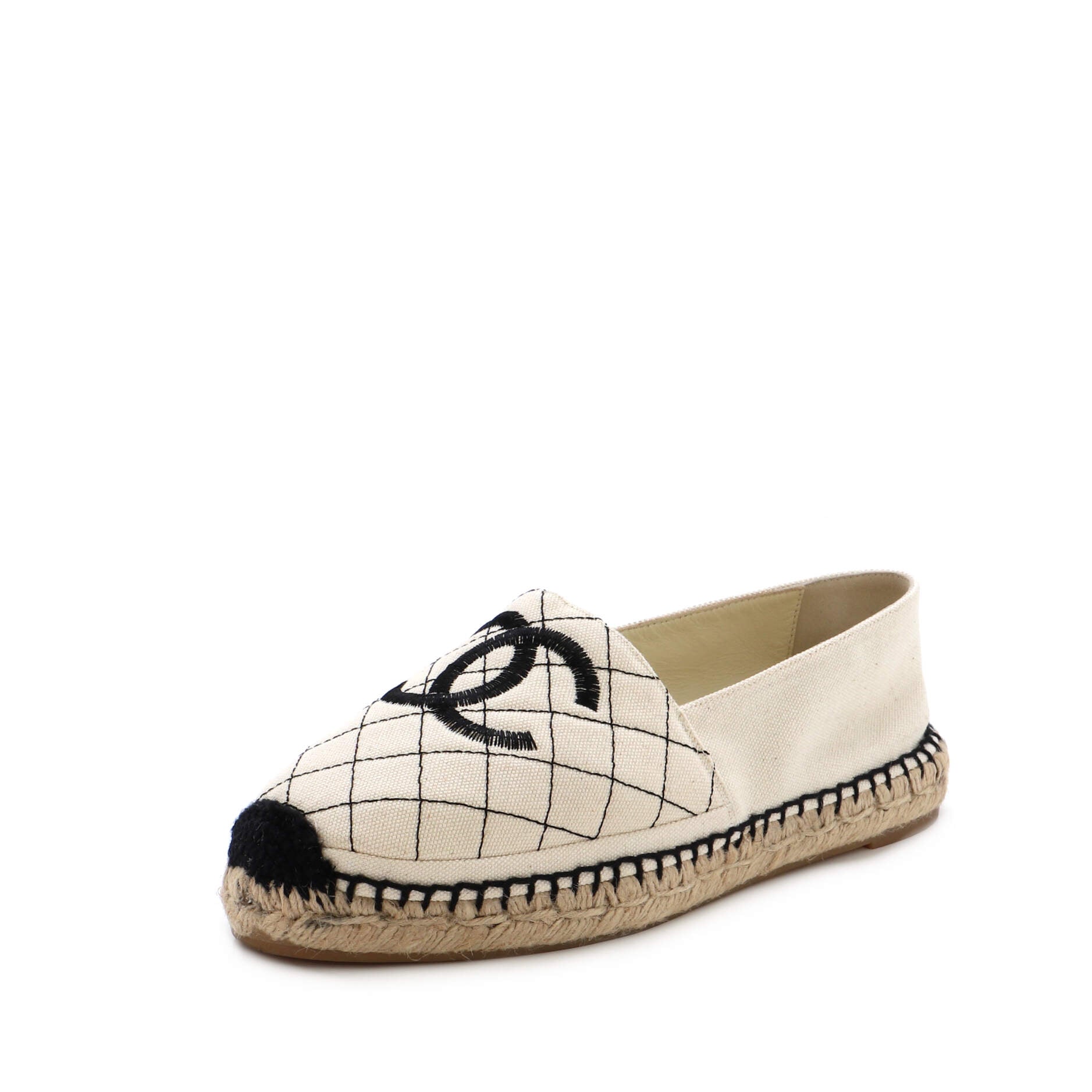 Women's CC Espadrilles Quilted Canvas
