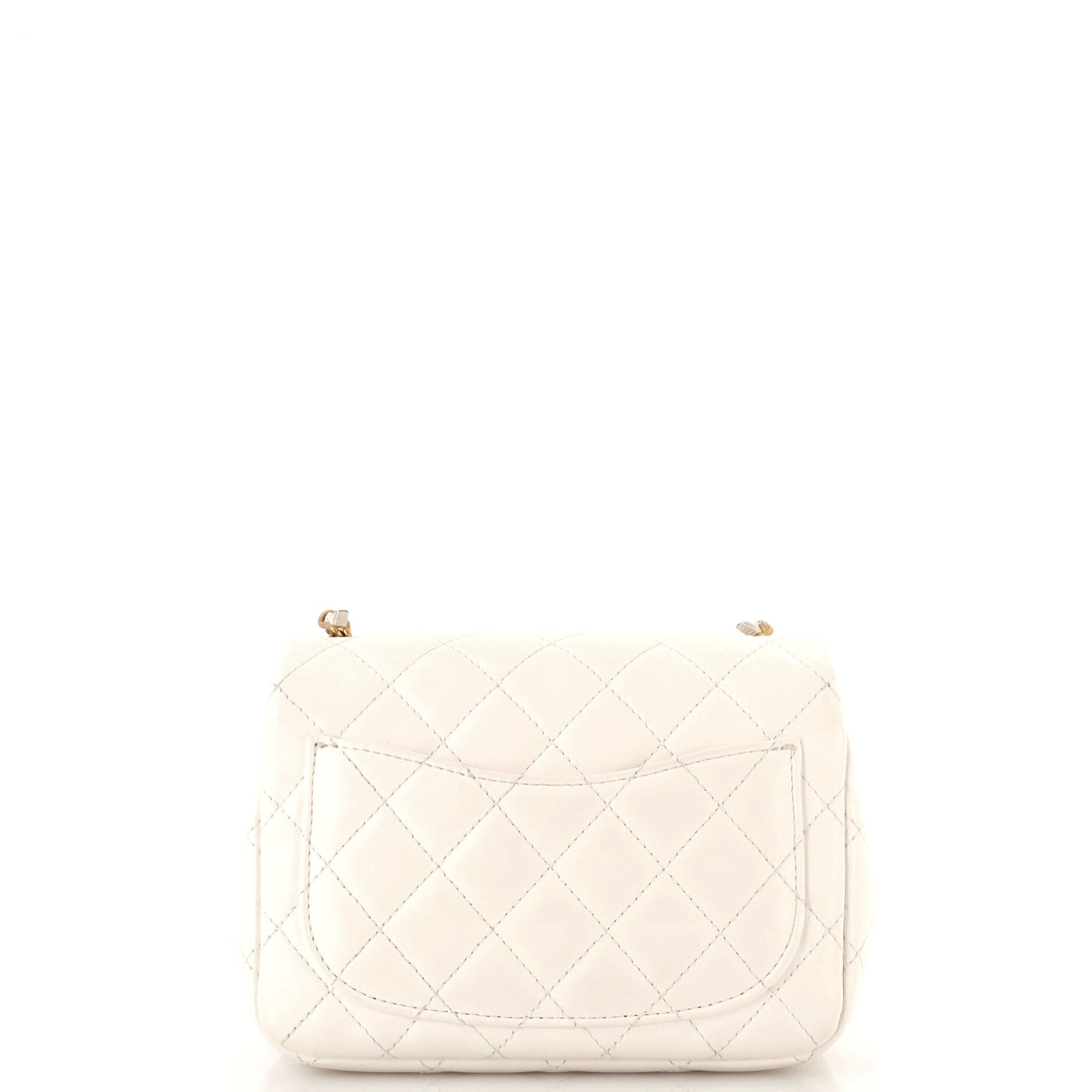 Romance Square Flap Bag Quilted Lambskin Mini