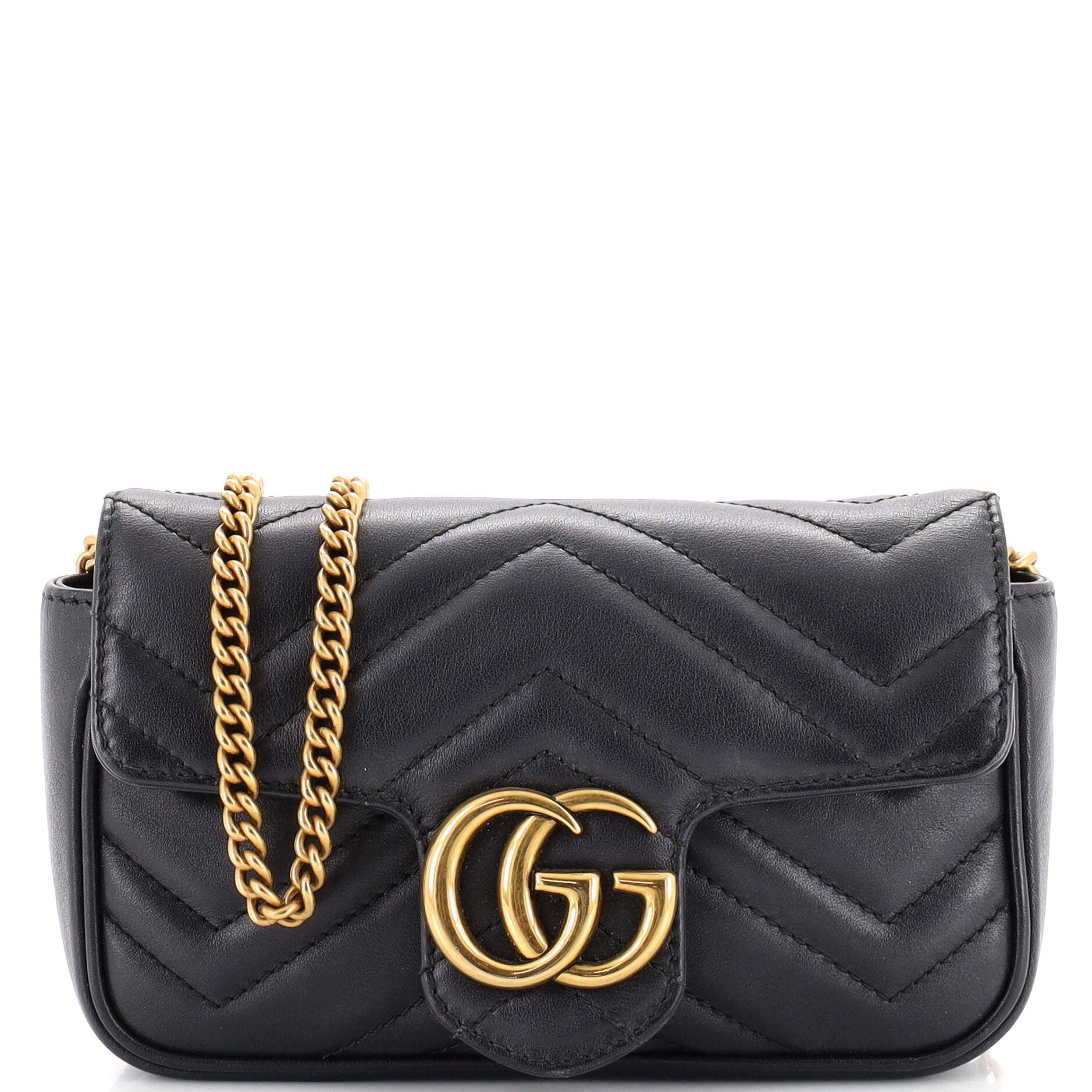 GG Marmont Flap Bag Matelasse Leather Super Mini