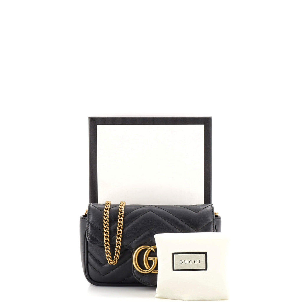 GG Marmont Flap Bag Matelasse Leather Super Mini